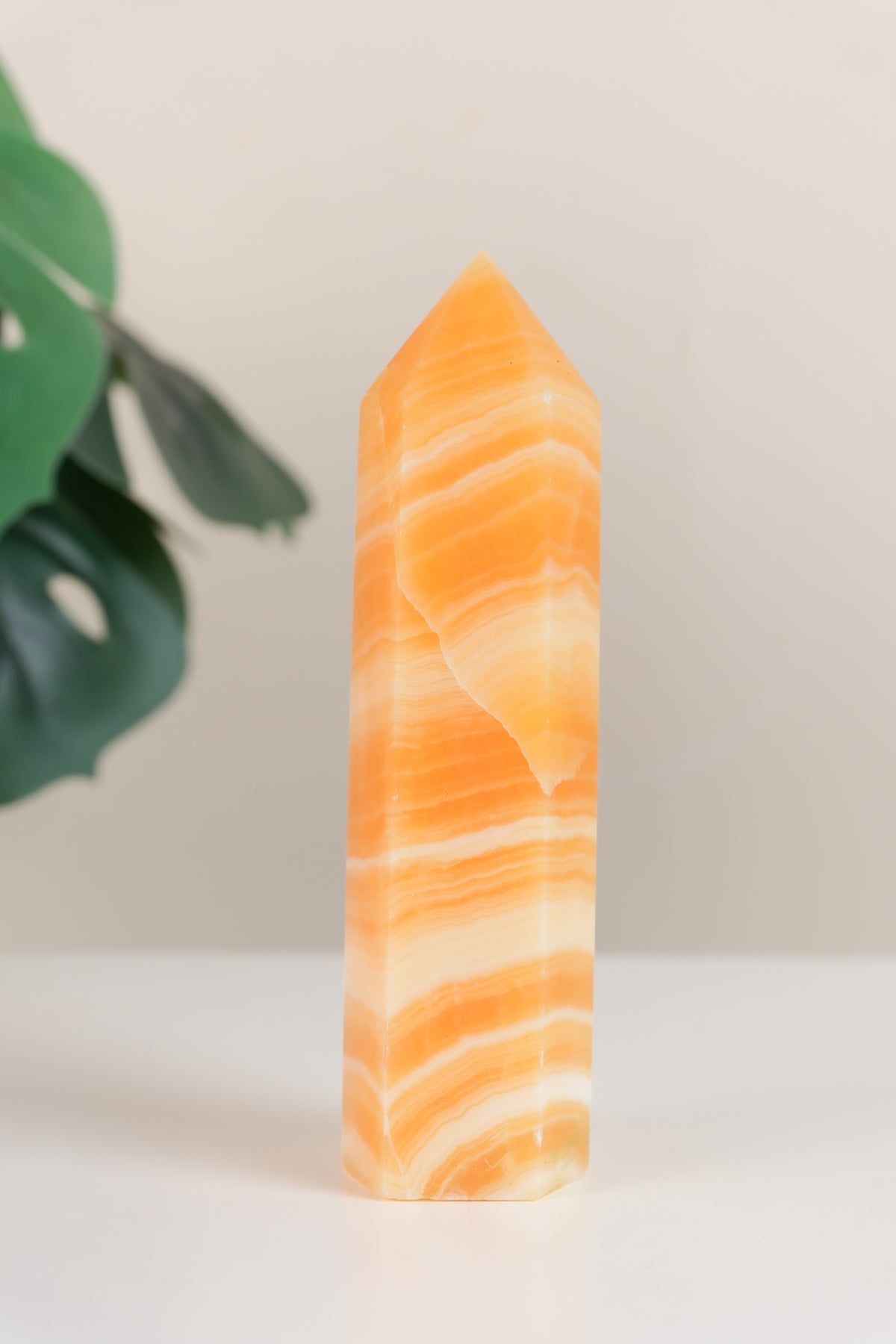 Orange Calcite Tower