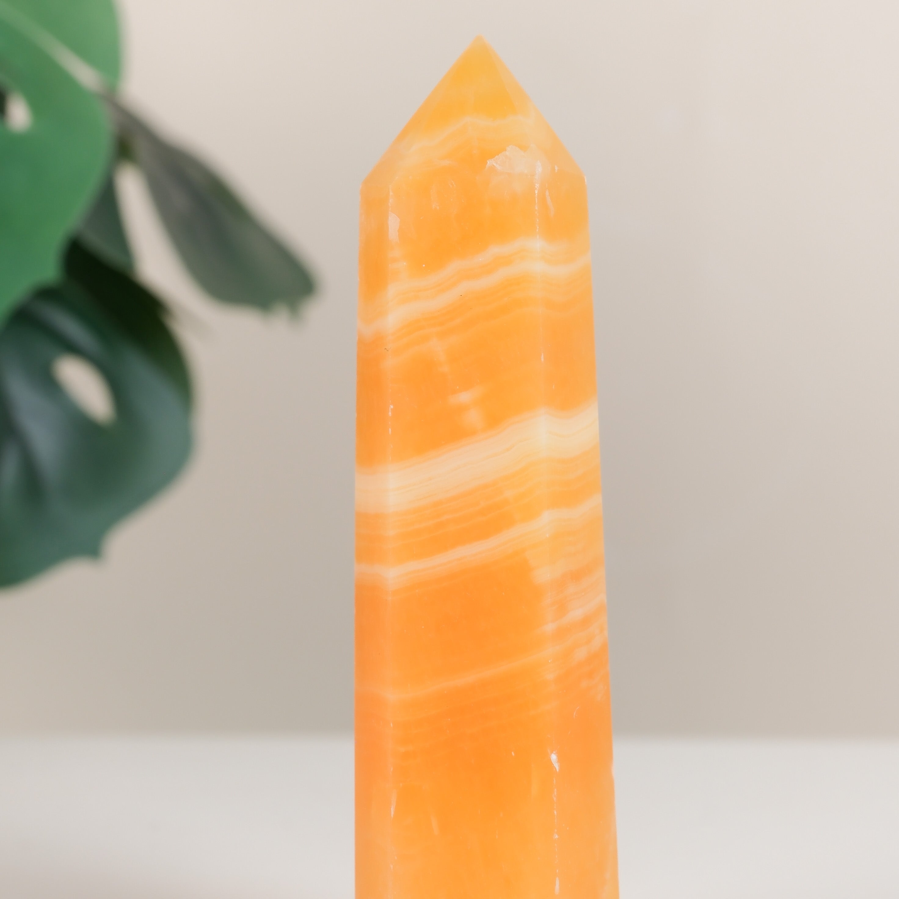 Orange Calcite Tower
