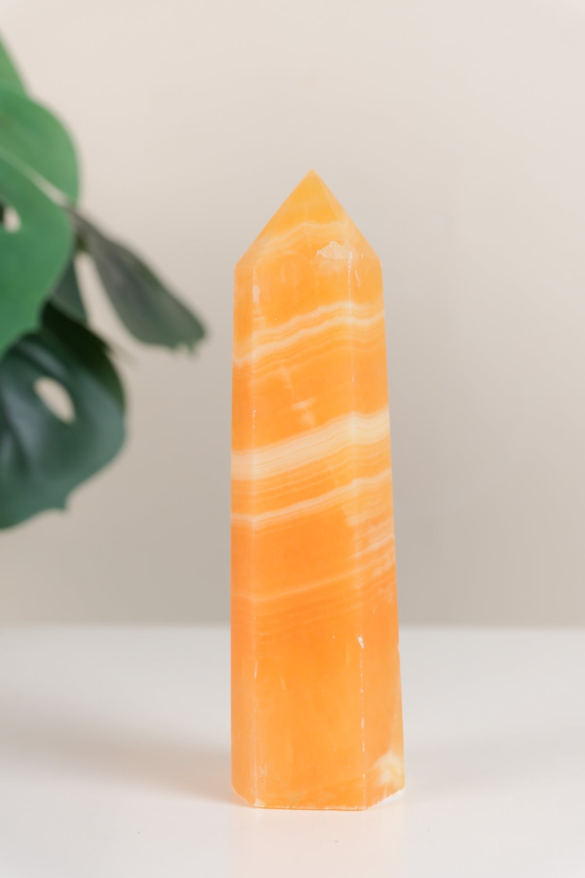 Orange Calcite Tower