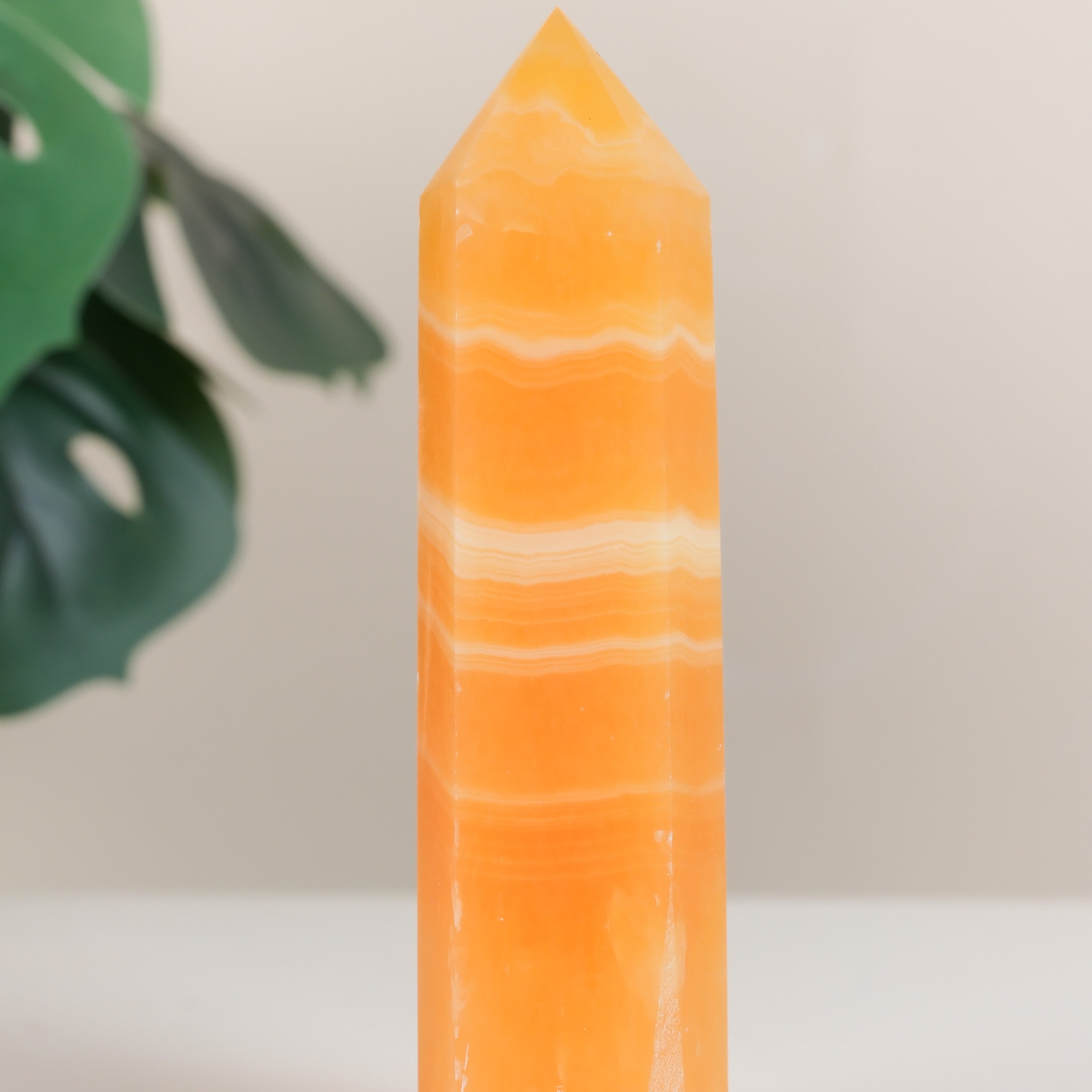 Orange Calcite Tower