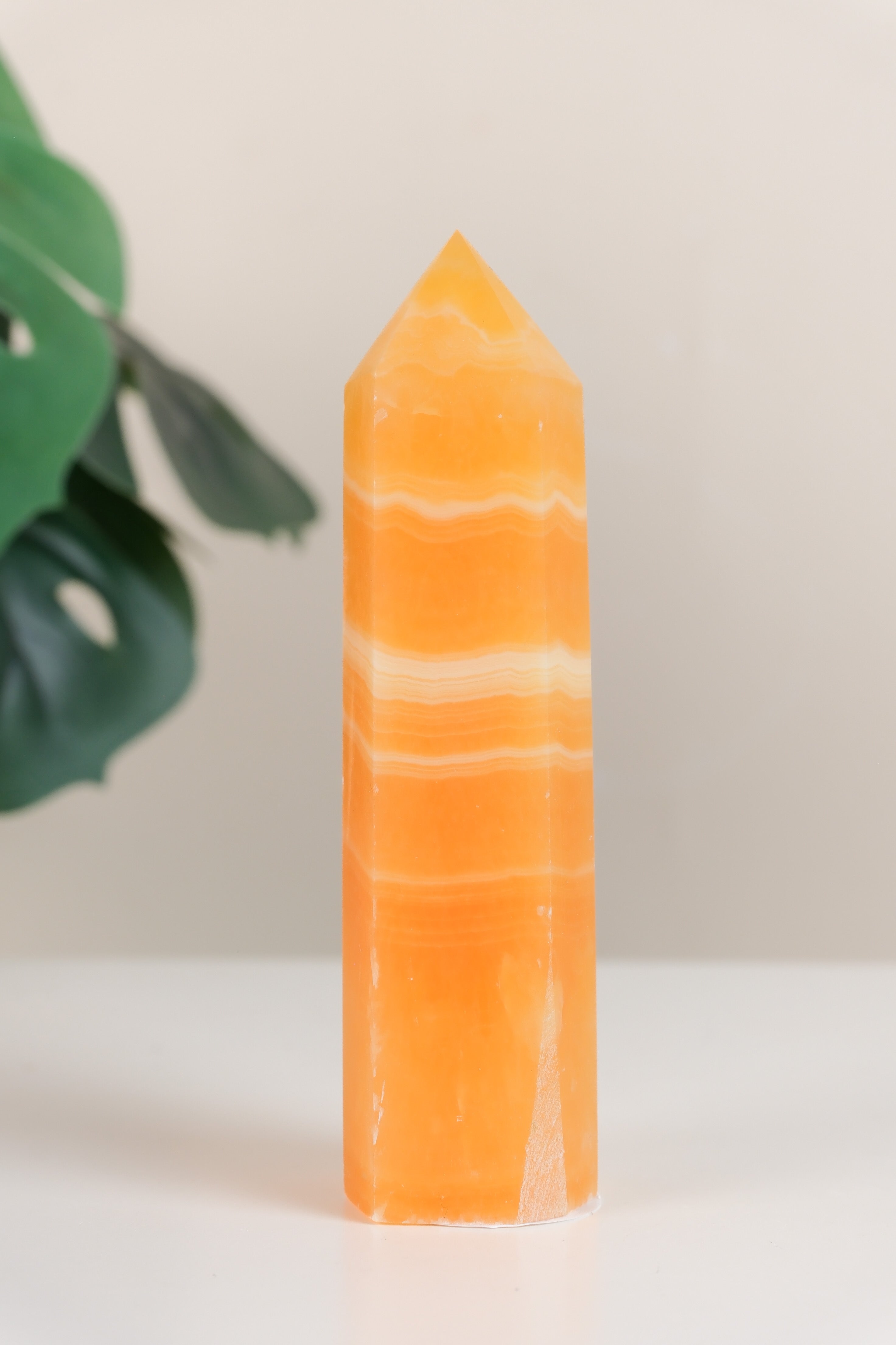 Orange Calcite Tower