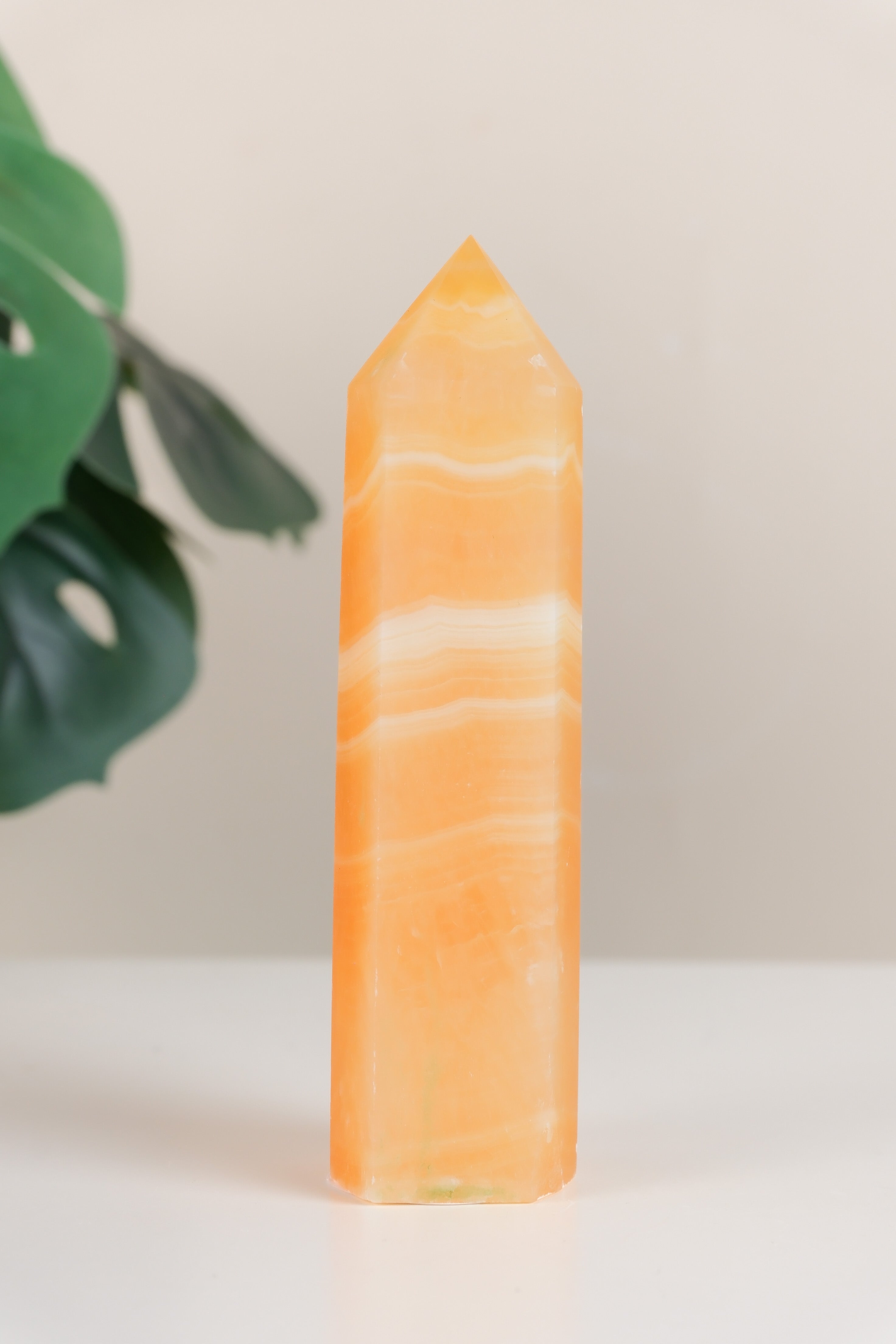 Orange Calcite Tower
