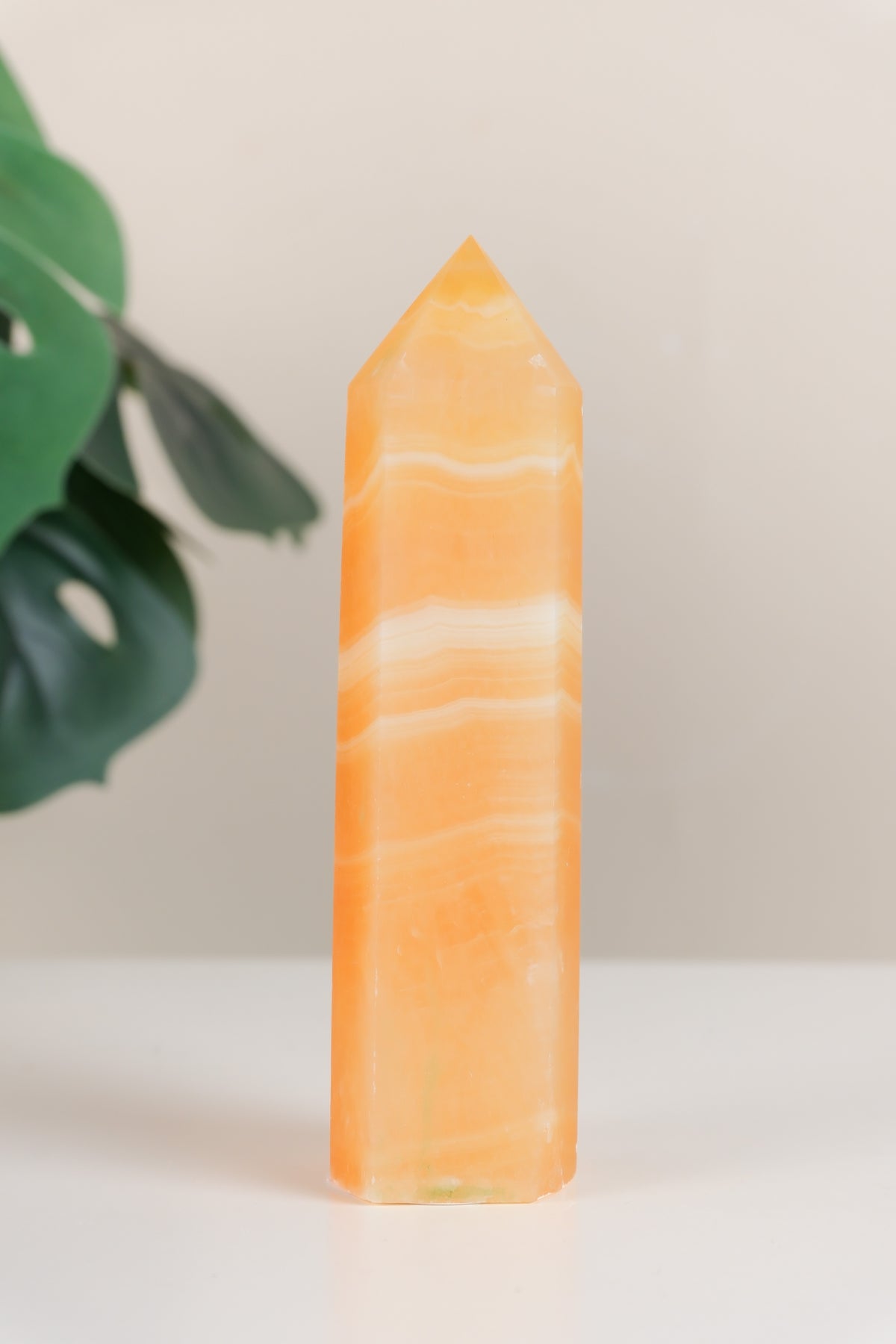 Orange Calcite Tower