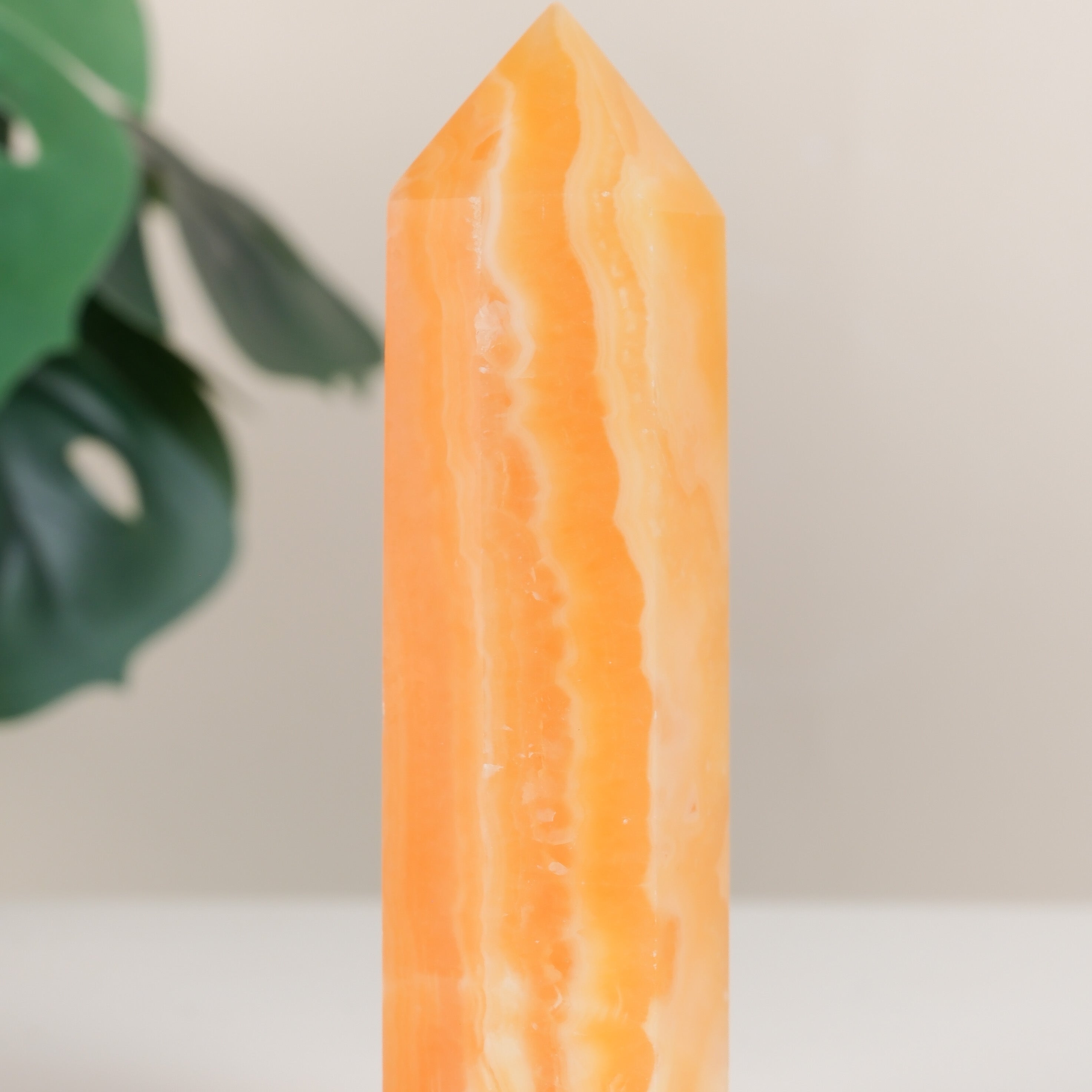 Orange Calcite Tower
