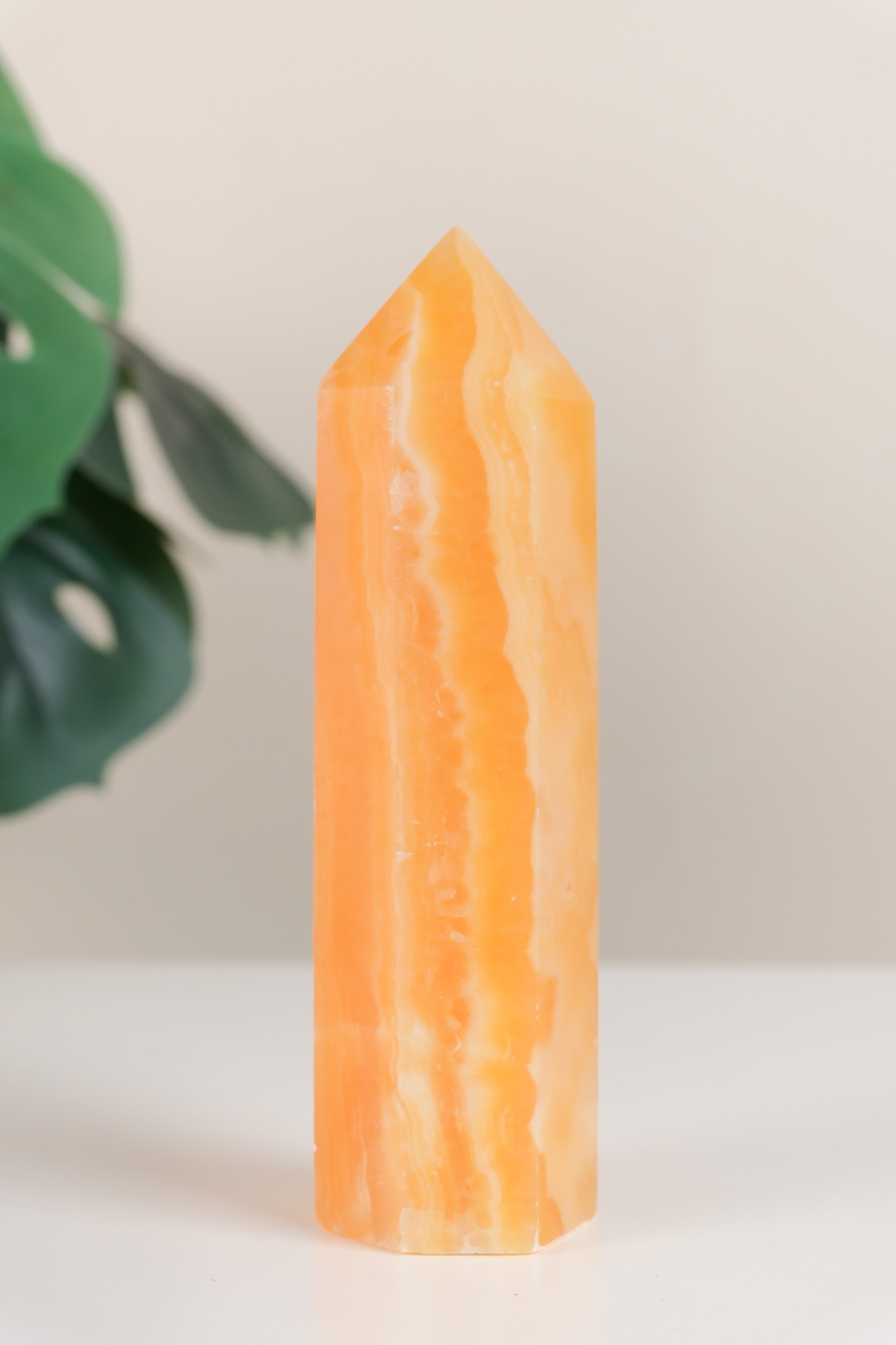 Orange Calcite Tower