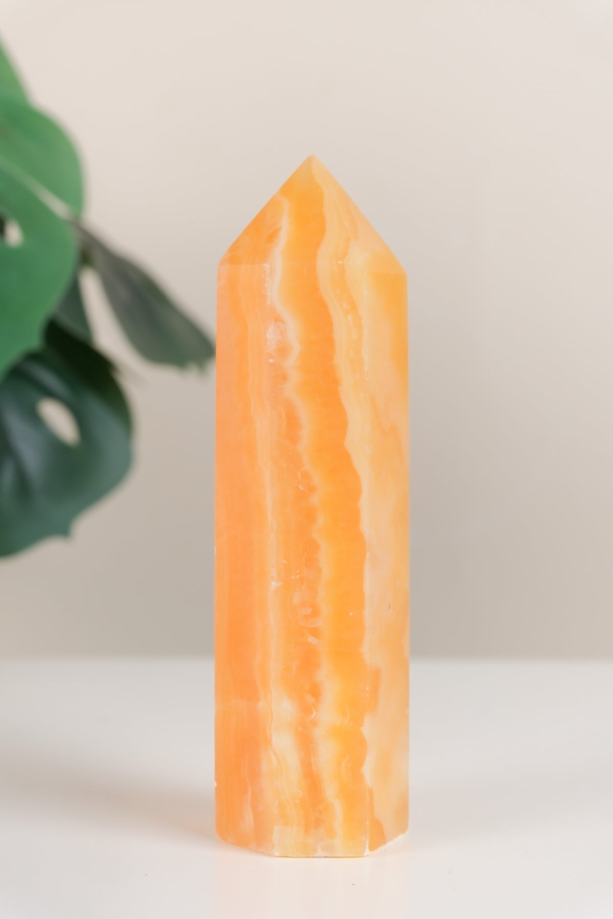 Orange Calcite Tower