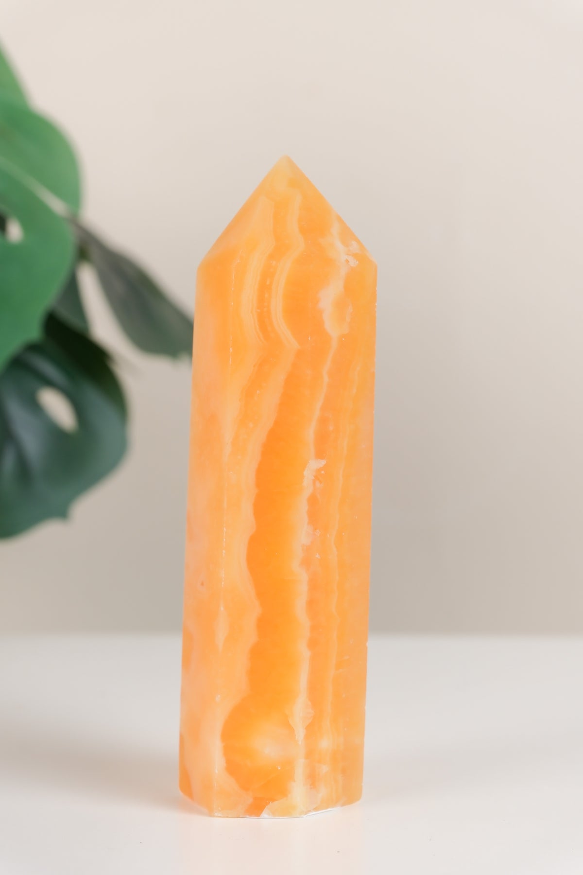 Orange Calcite Tower