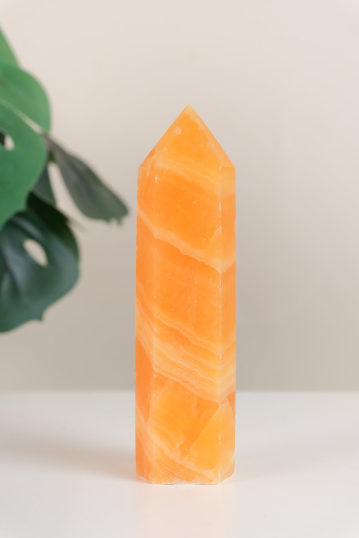 Orange Calcite Tower