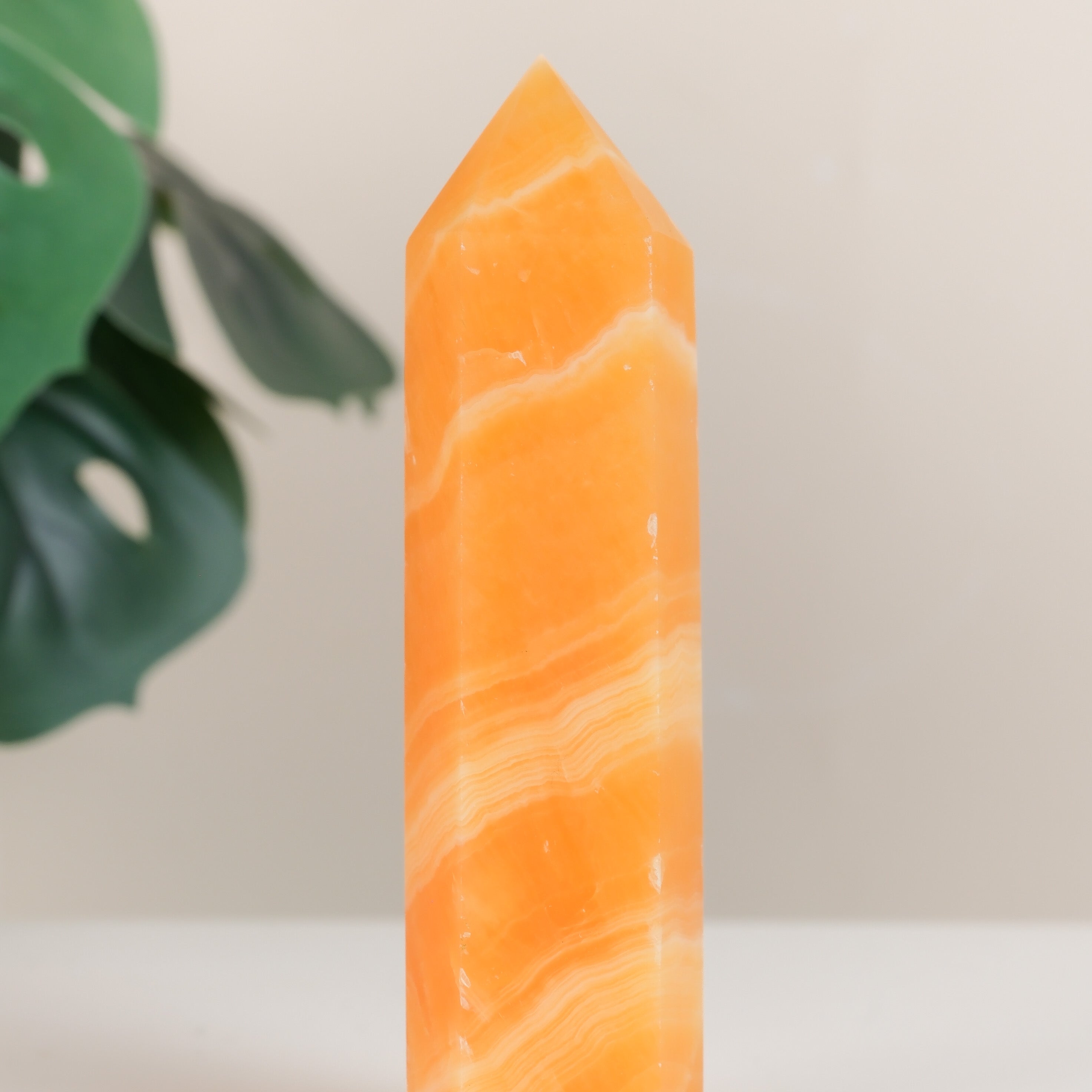 Orange Calcite Tower