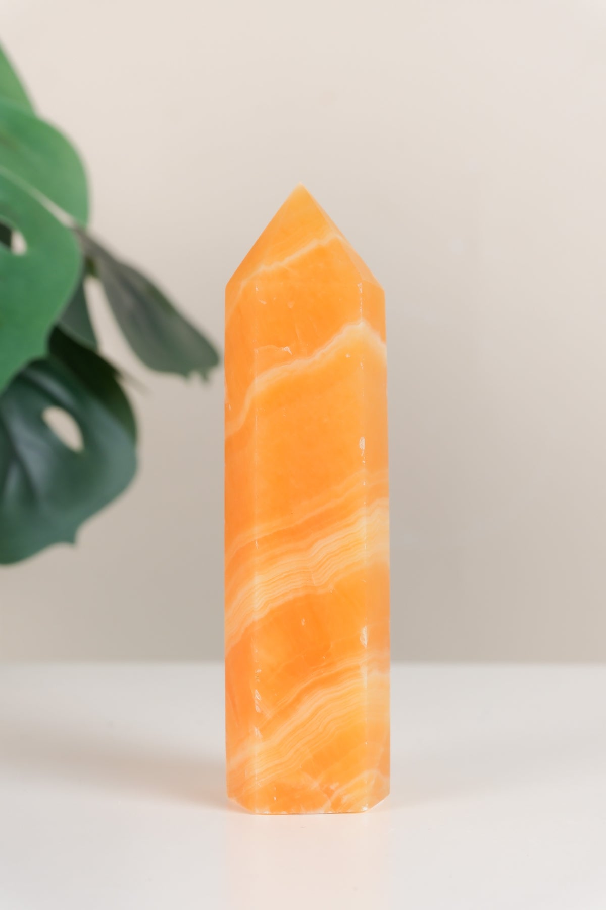 Orange Calcite Tower