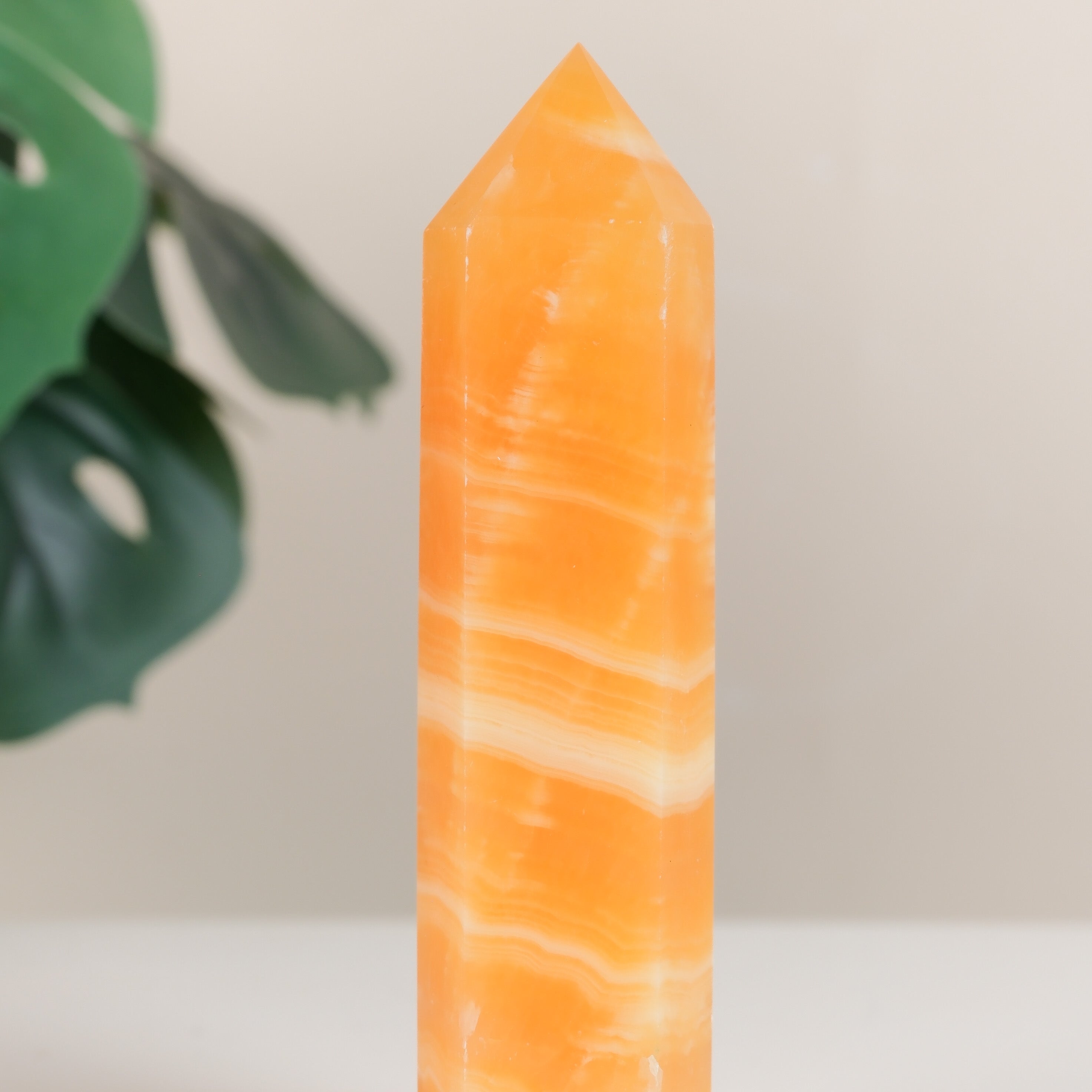 Orange Calcite Tower