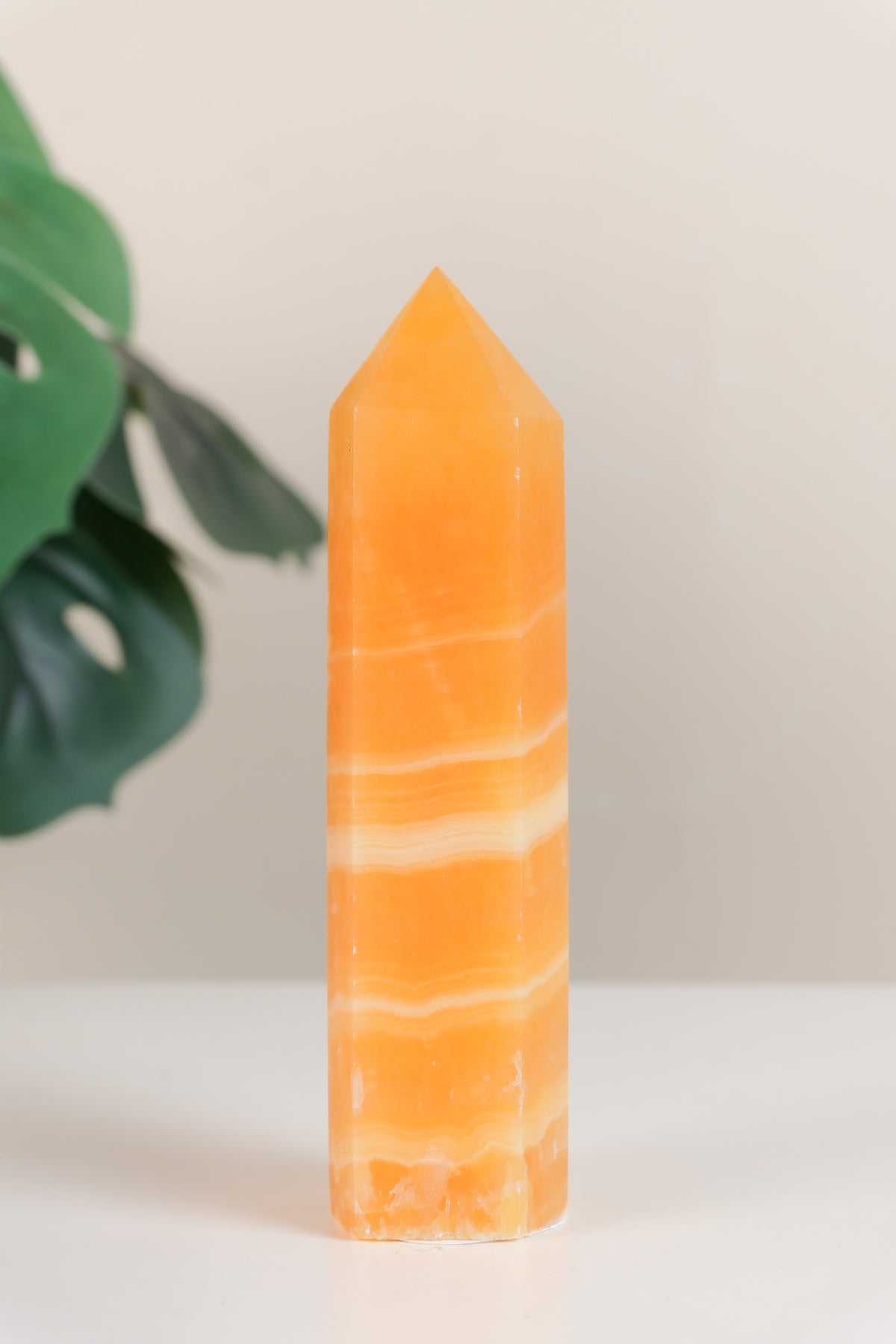Orange Calcite Tower