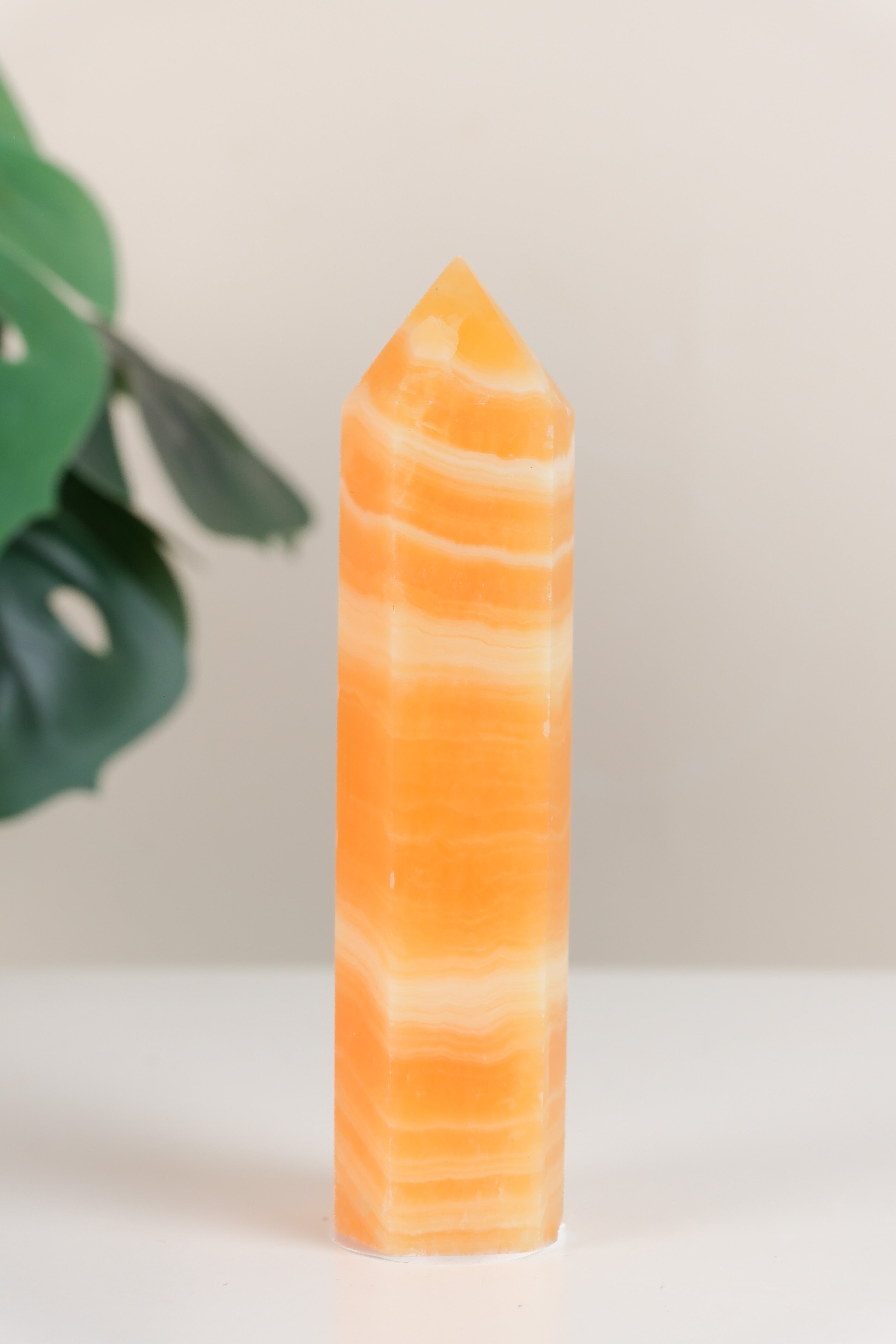 Orange Calcite Tower