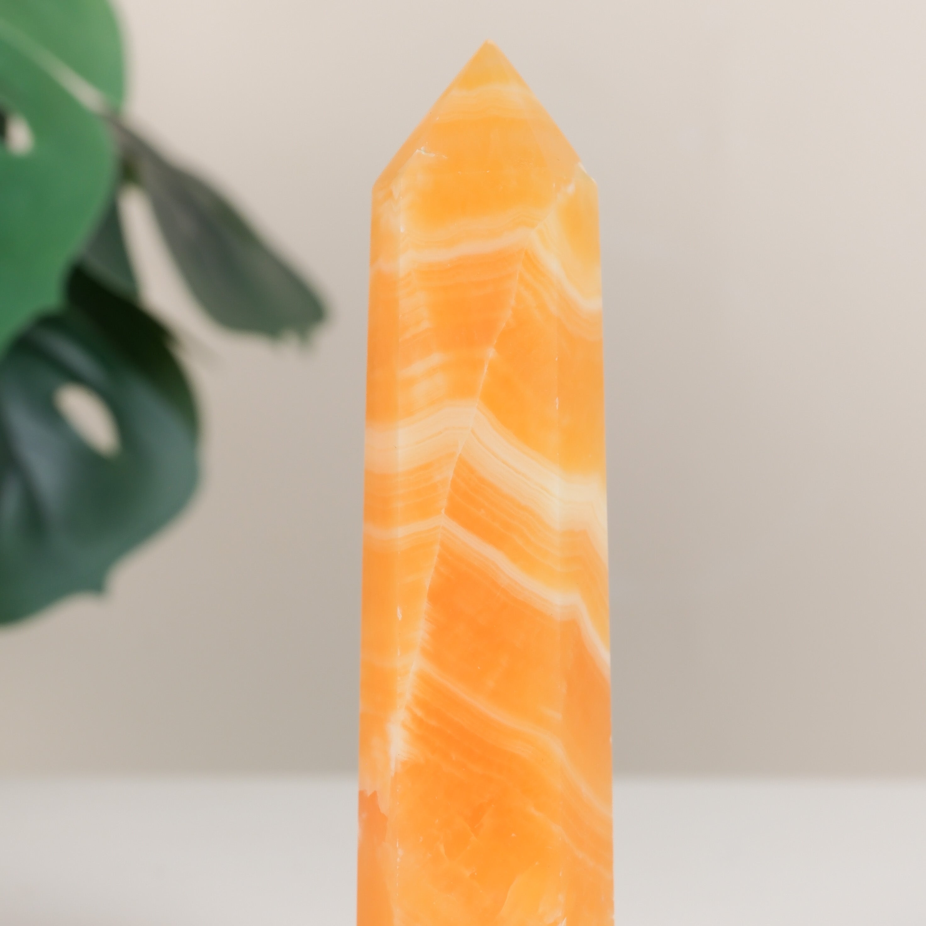 Orange Calcite Tower