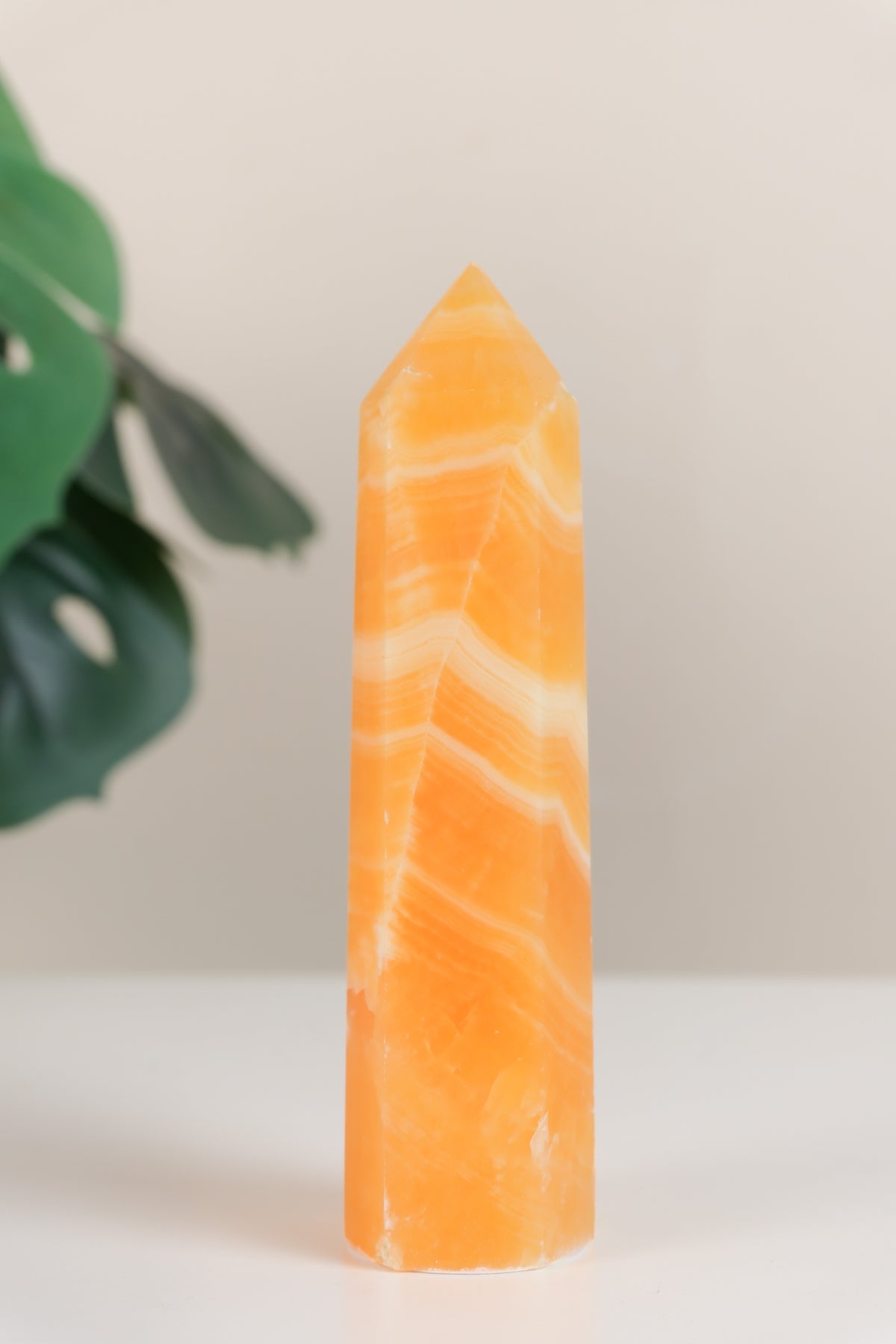 Orange Calcite Tower