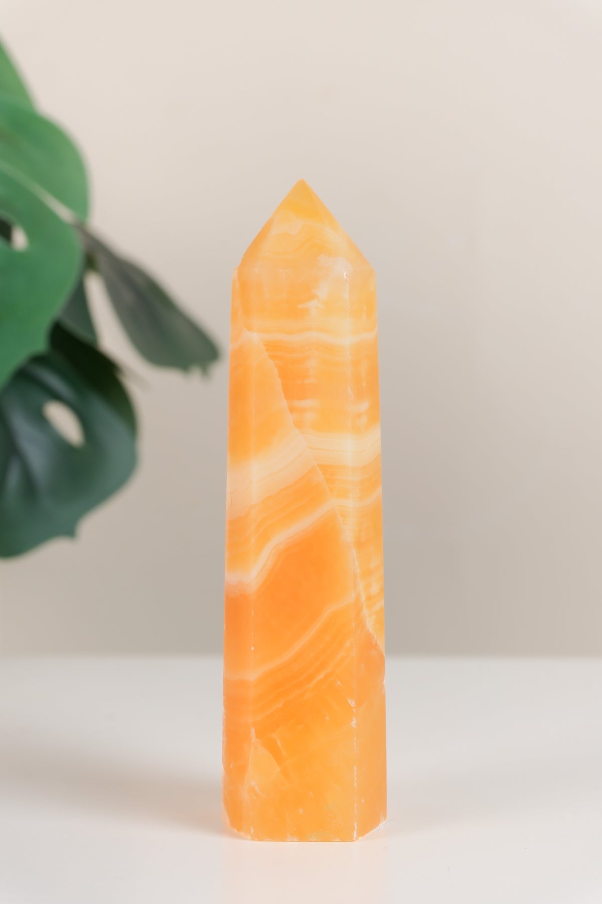 Orange Calcite Tower