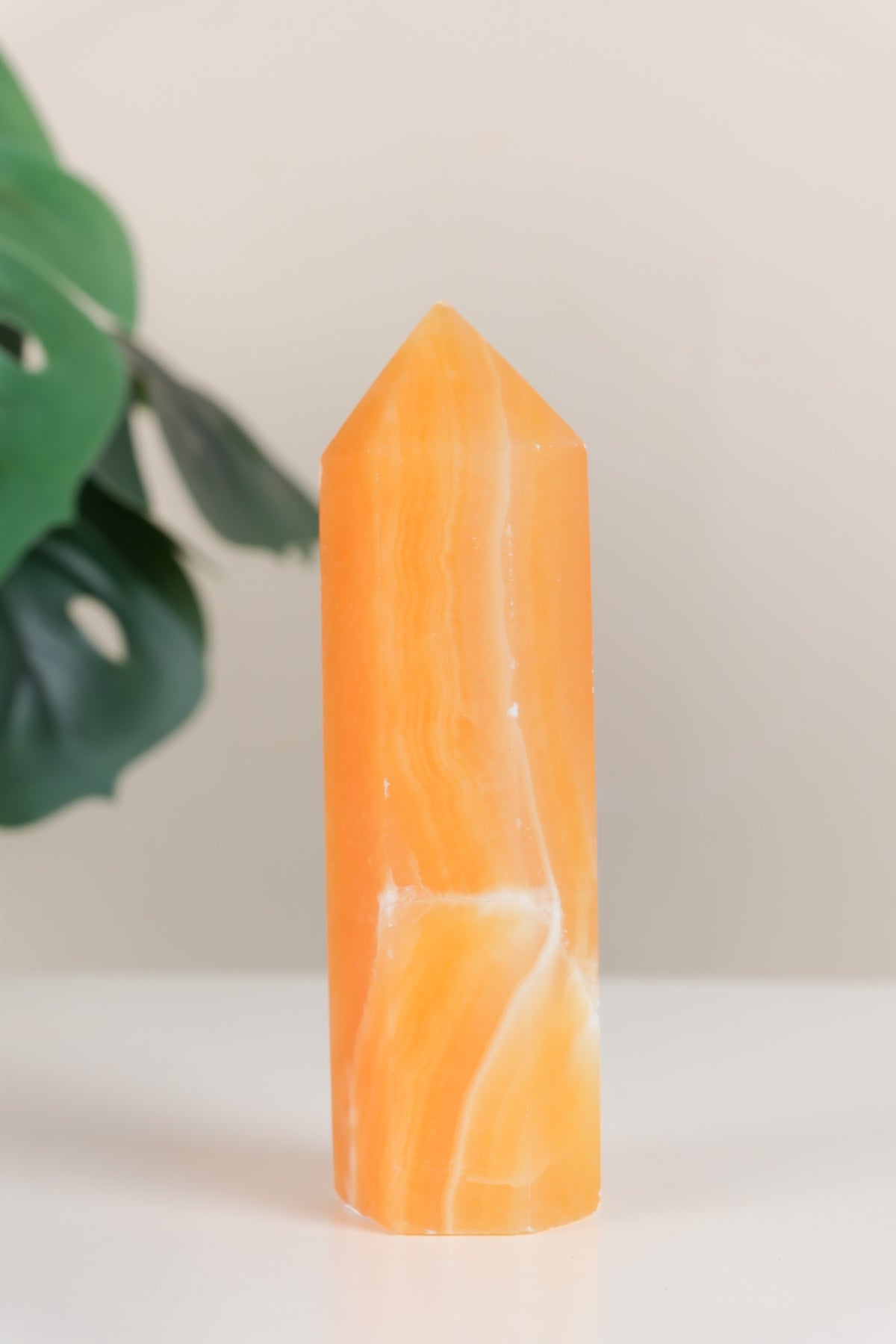 Orange Calcite Tower