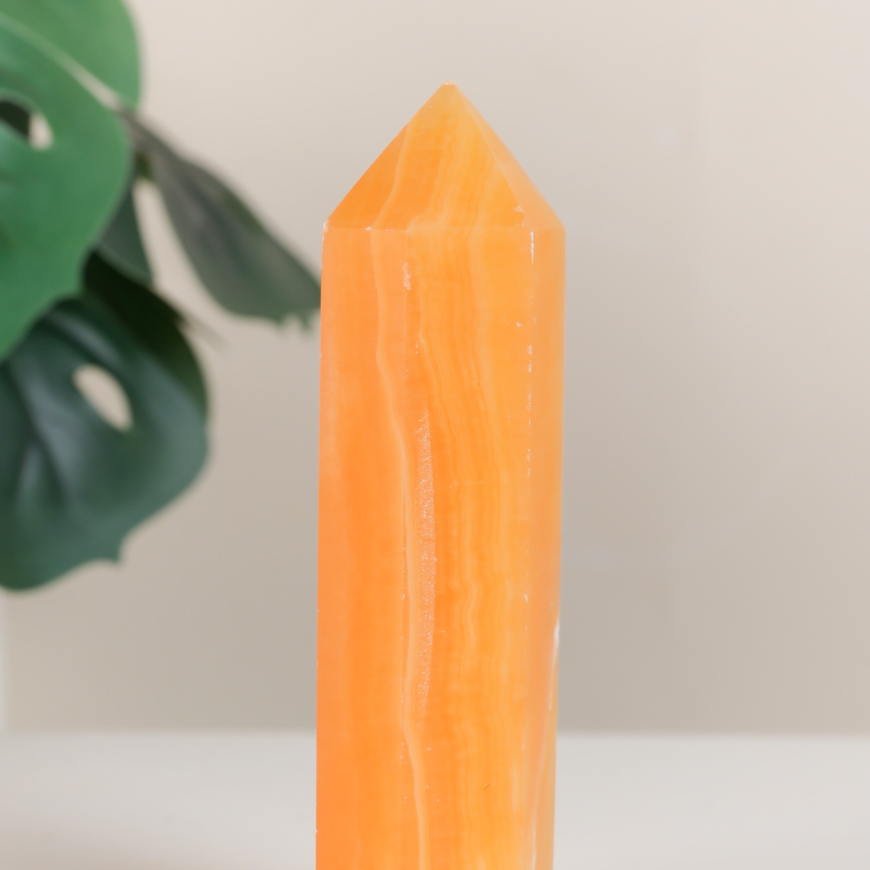 Orange Calcite Tower