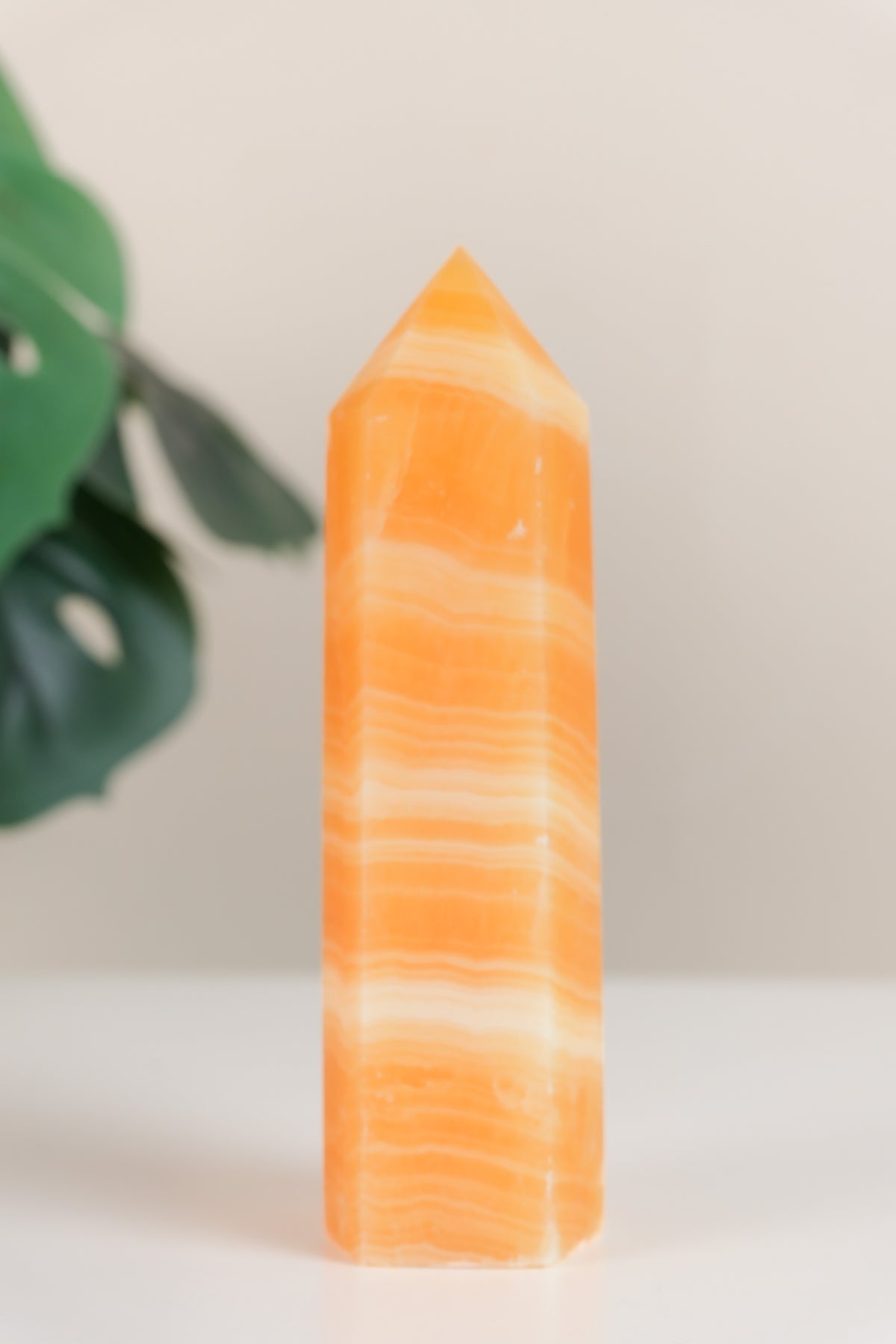 Orange Calcite Tower