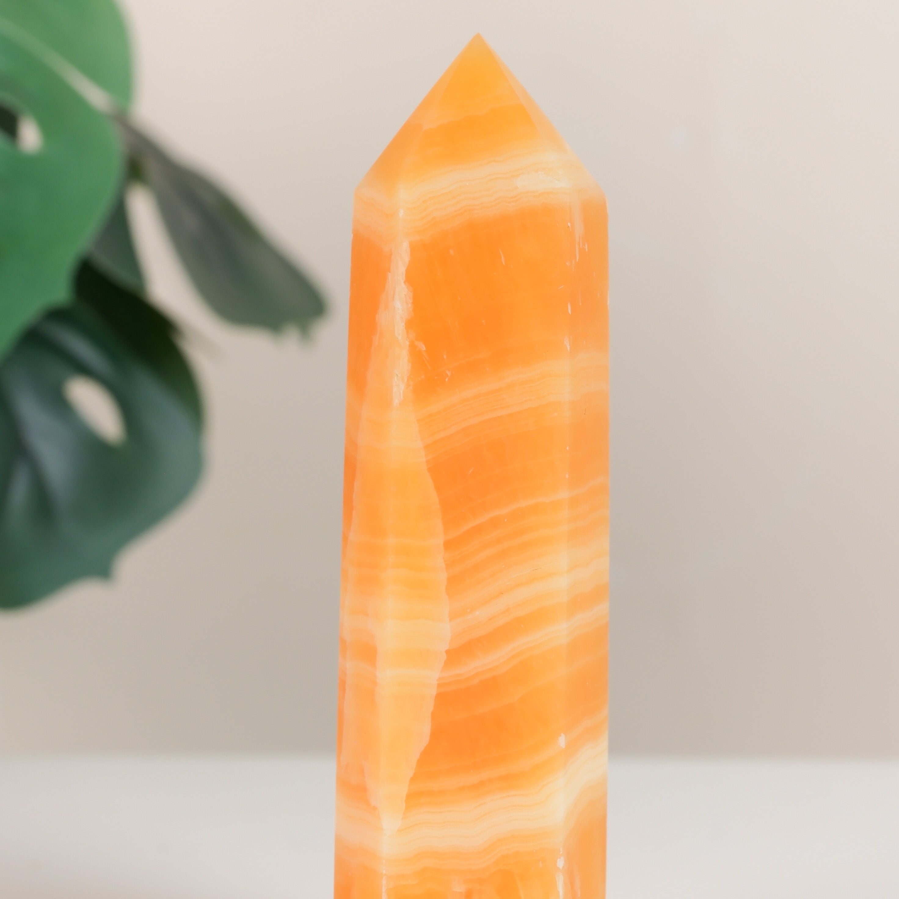 Orange Calcite Tower