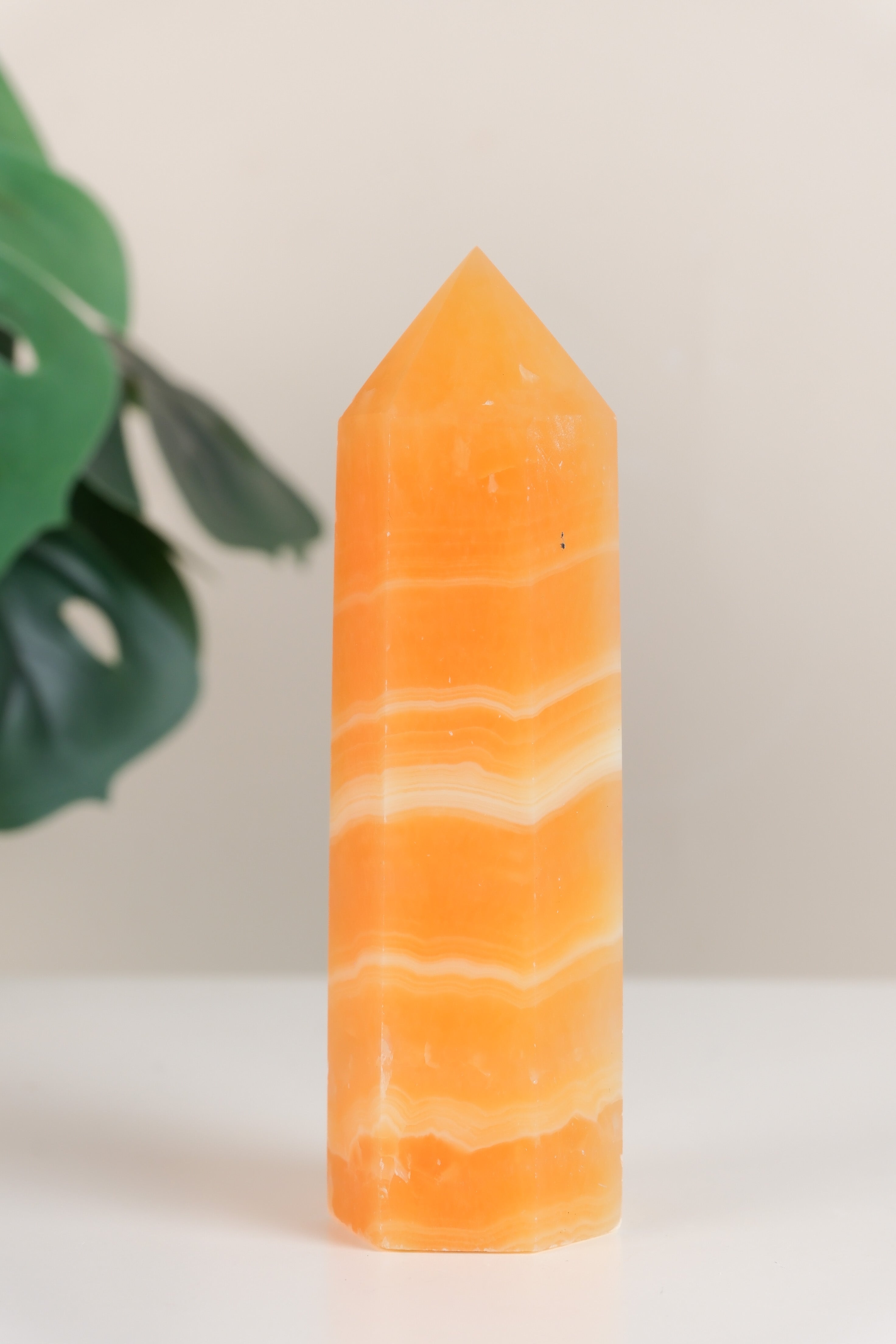 Orange Calcite Tower