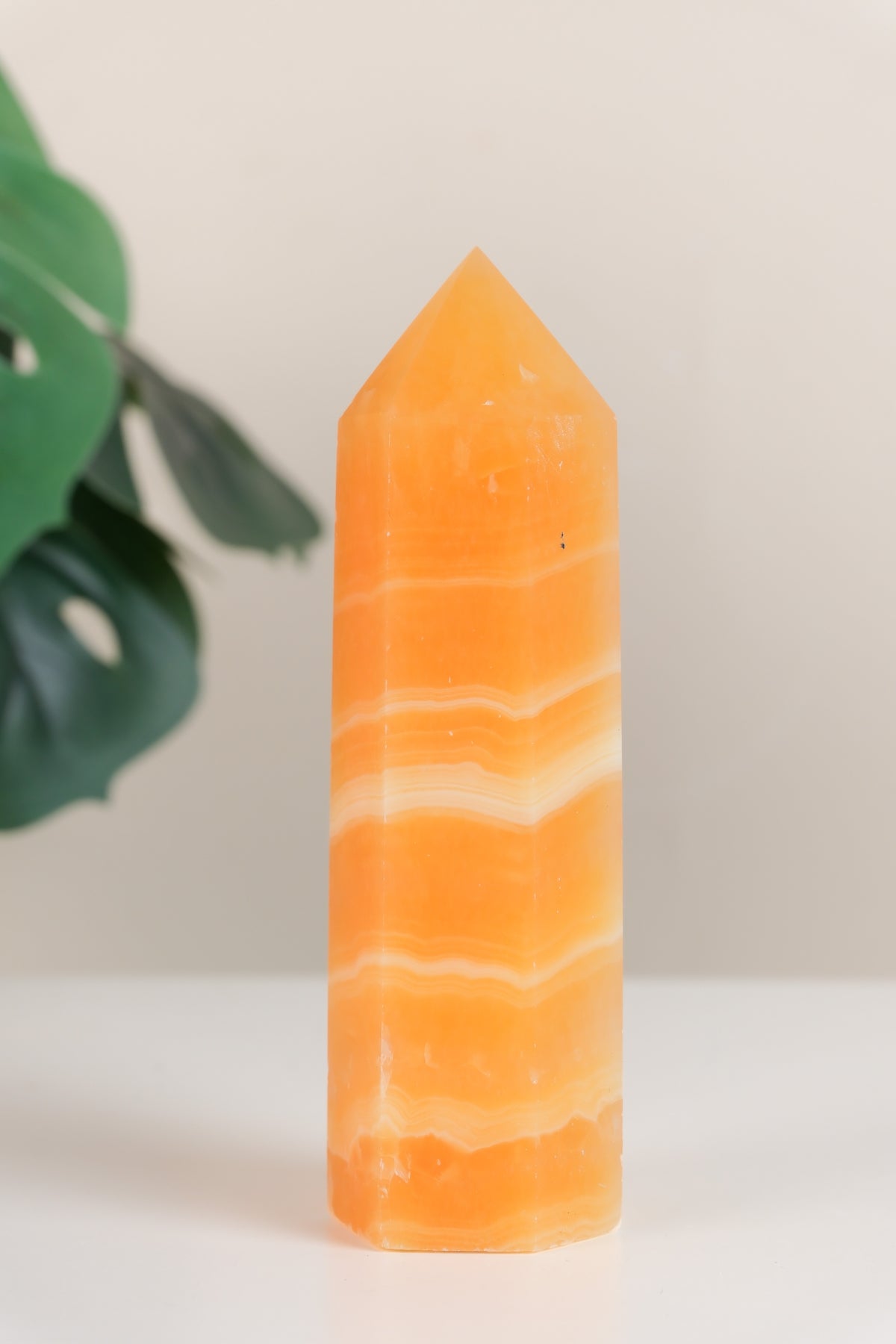 Orange Calcite Tower