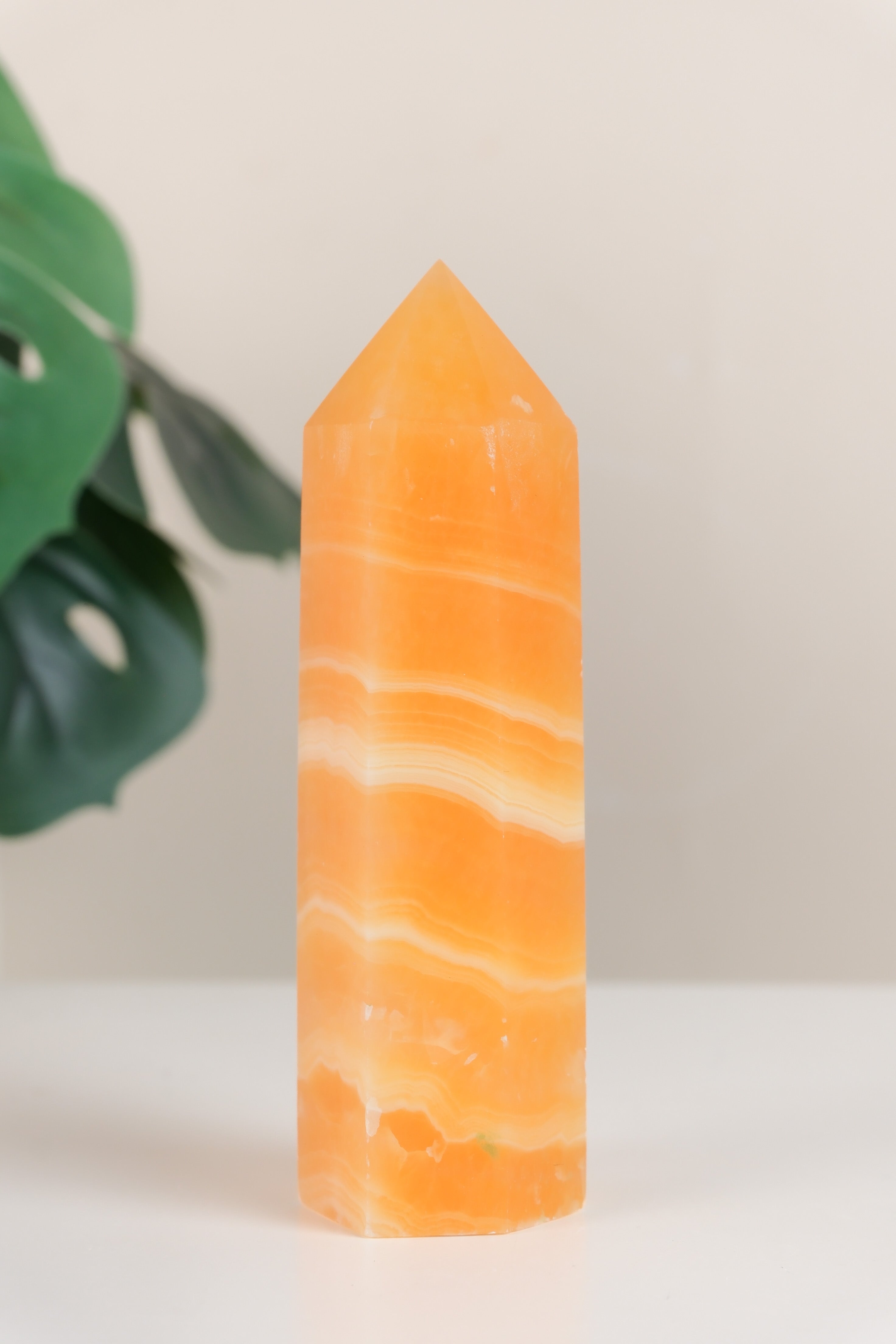 Orange Calcite Tower