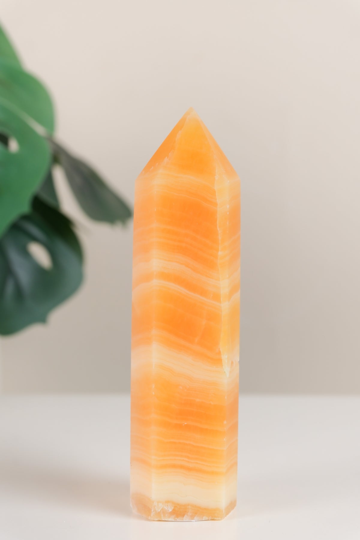 Orange Calcite Tower
