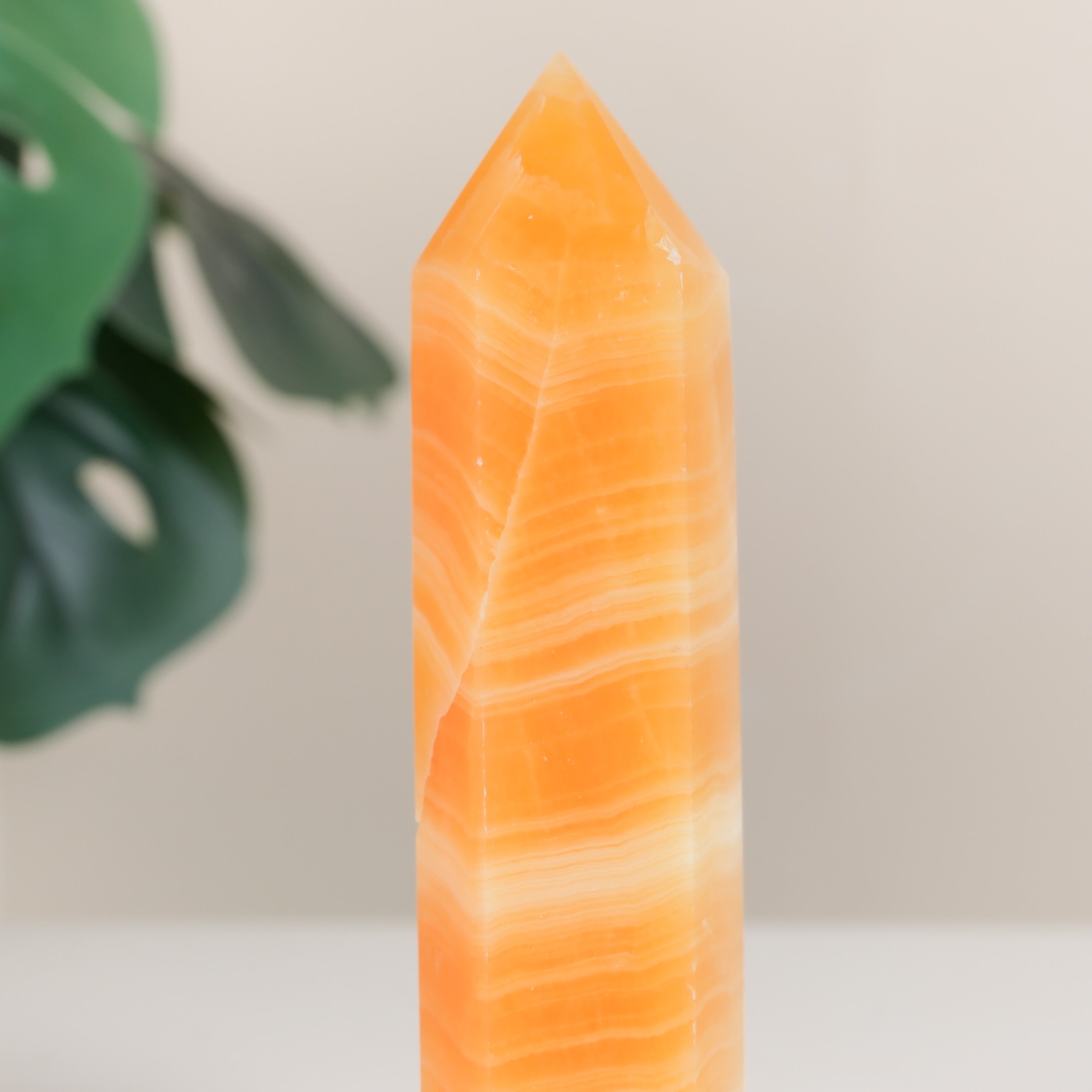 Orange Calcite Tower