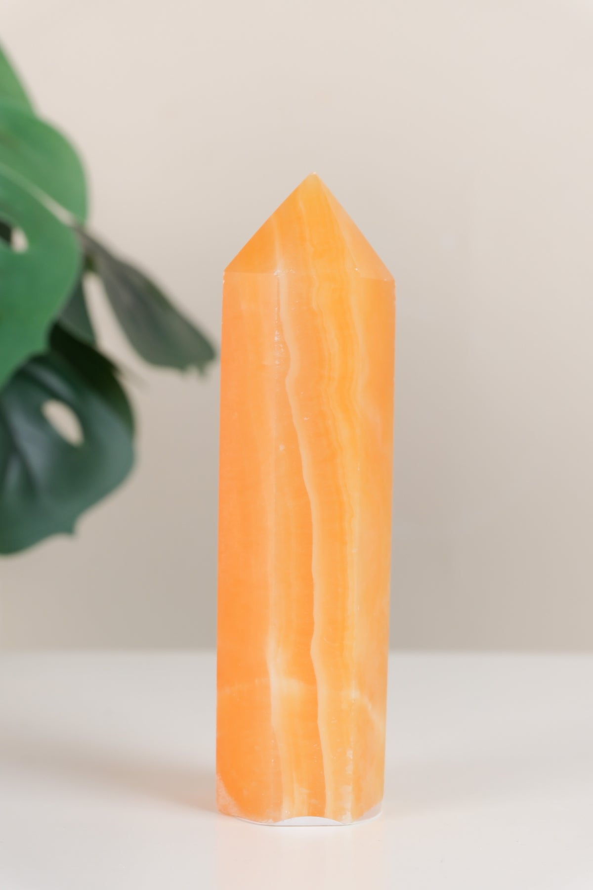 Orange Calcite Tower