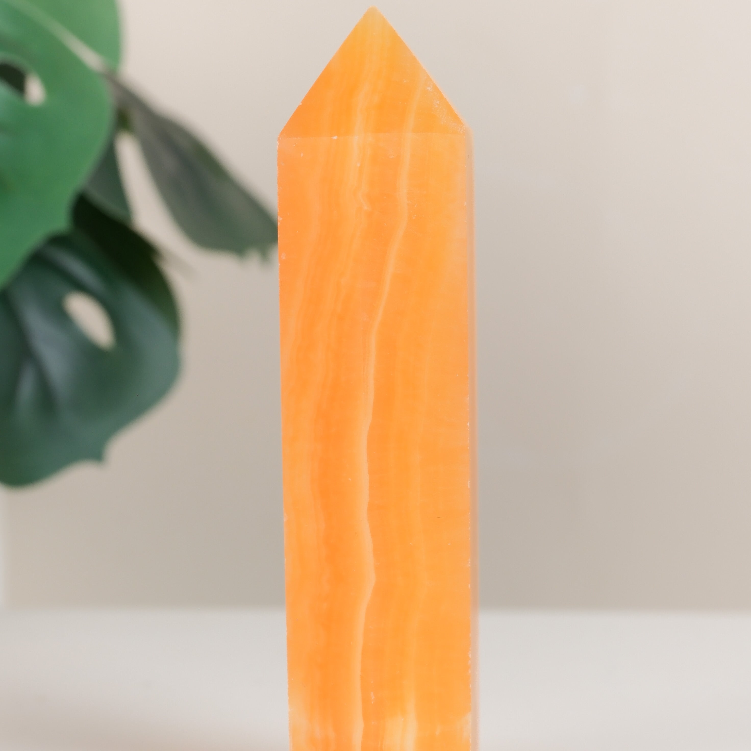 Orange Calcite Tower