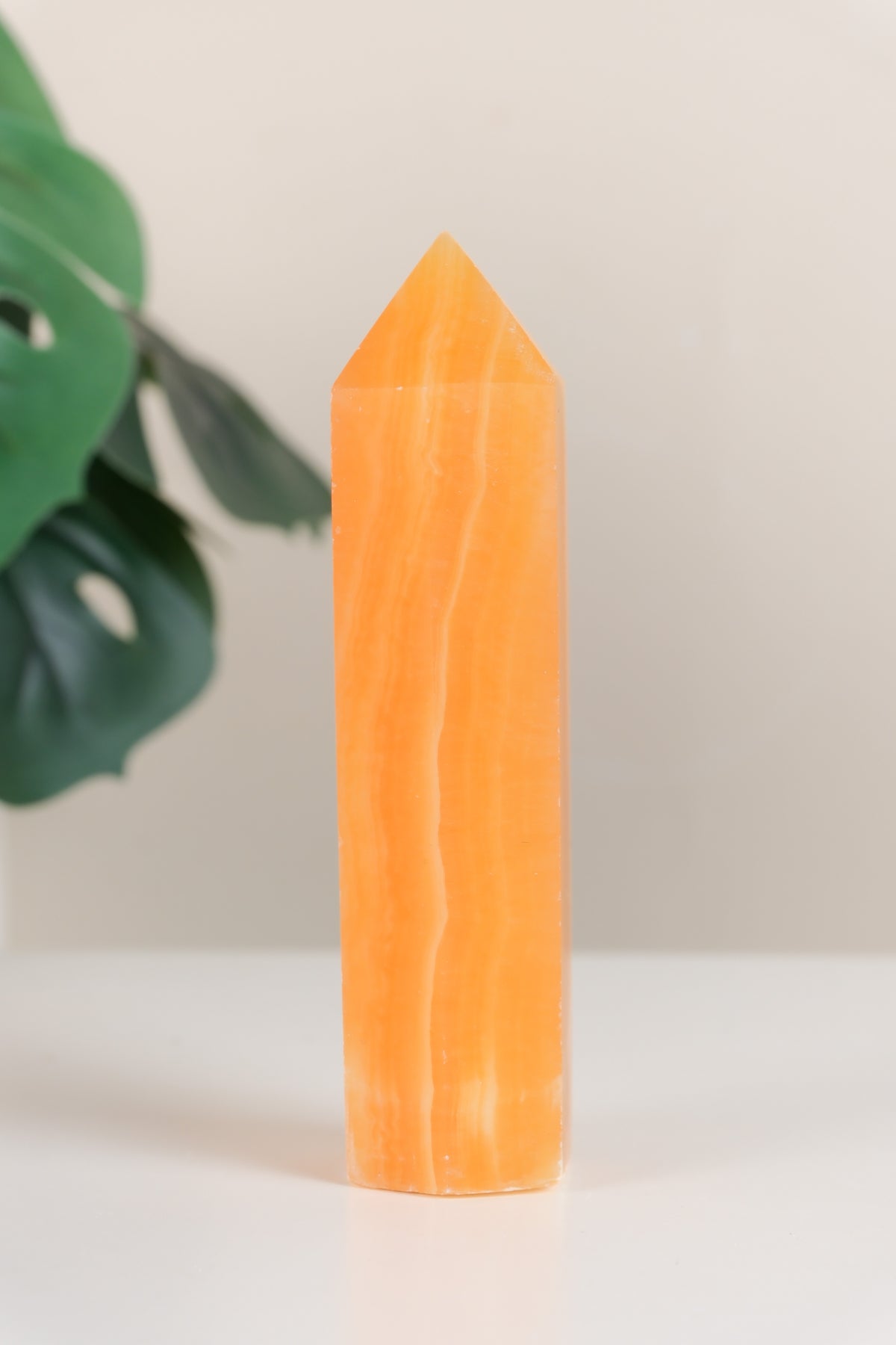 Orange Calcite Tower