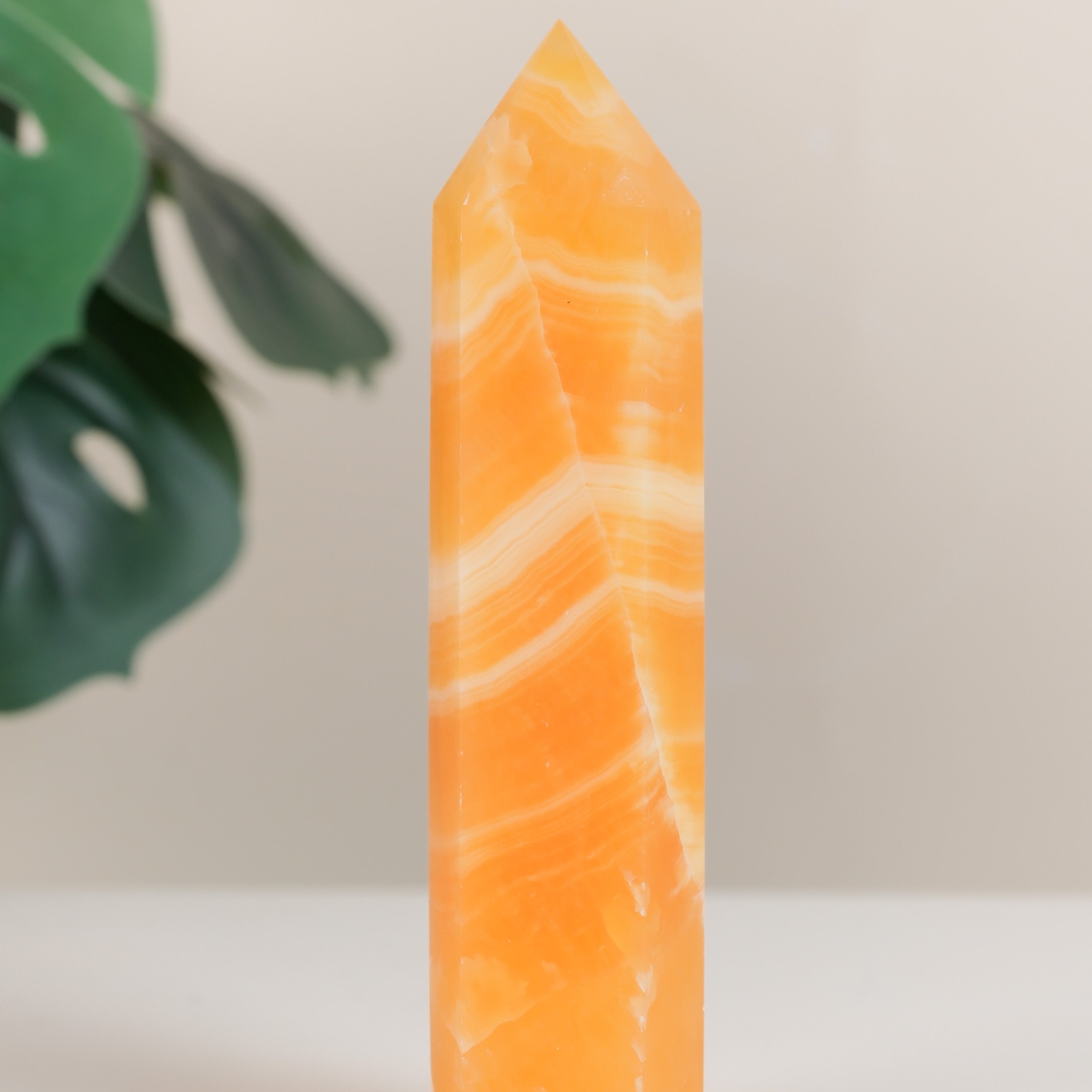 Orange Calcite Tower