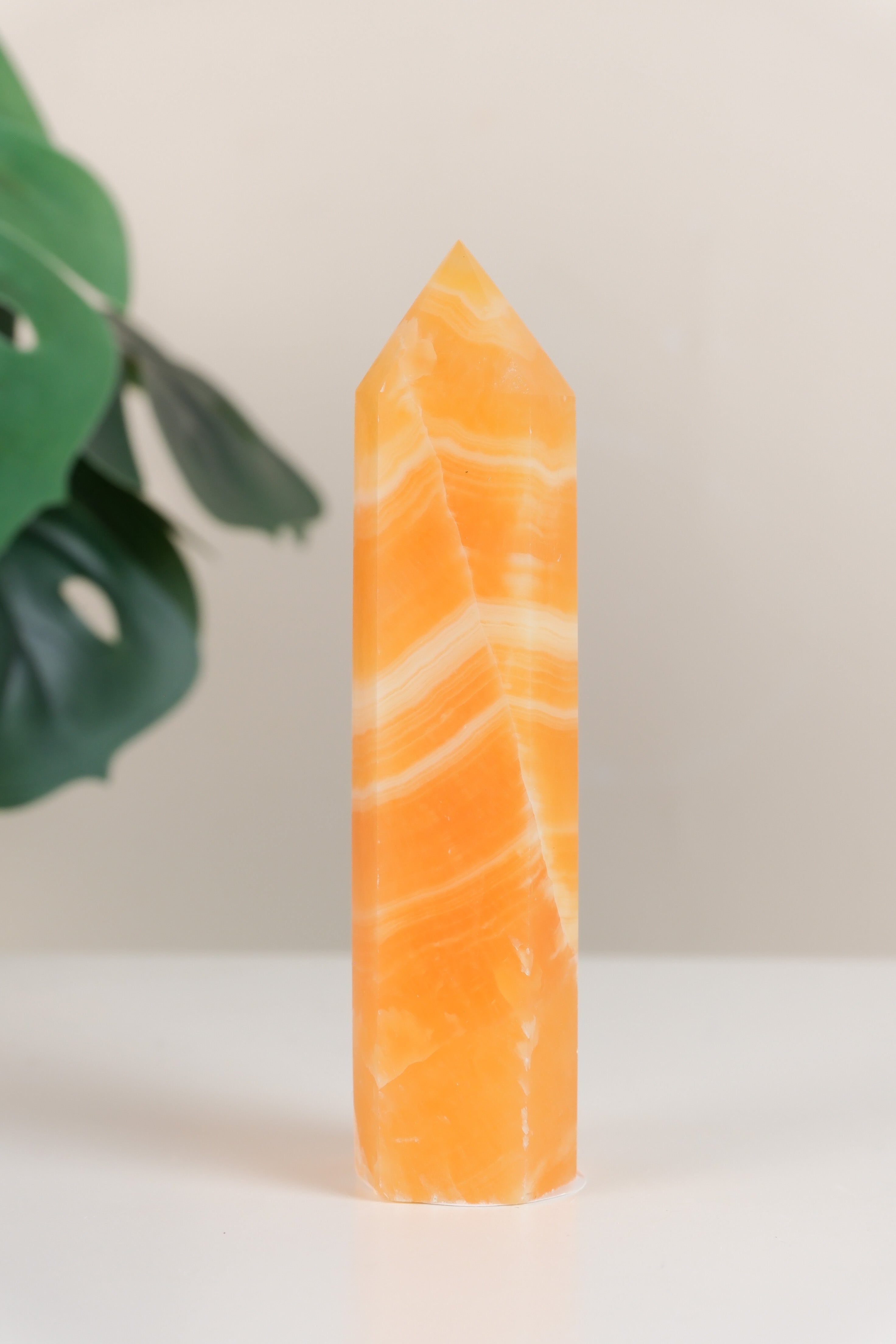 Orange Calcite Tower