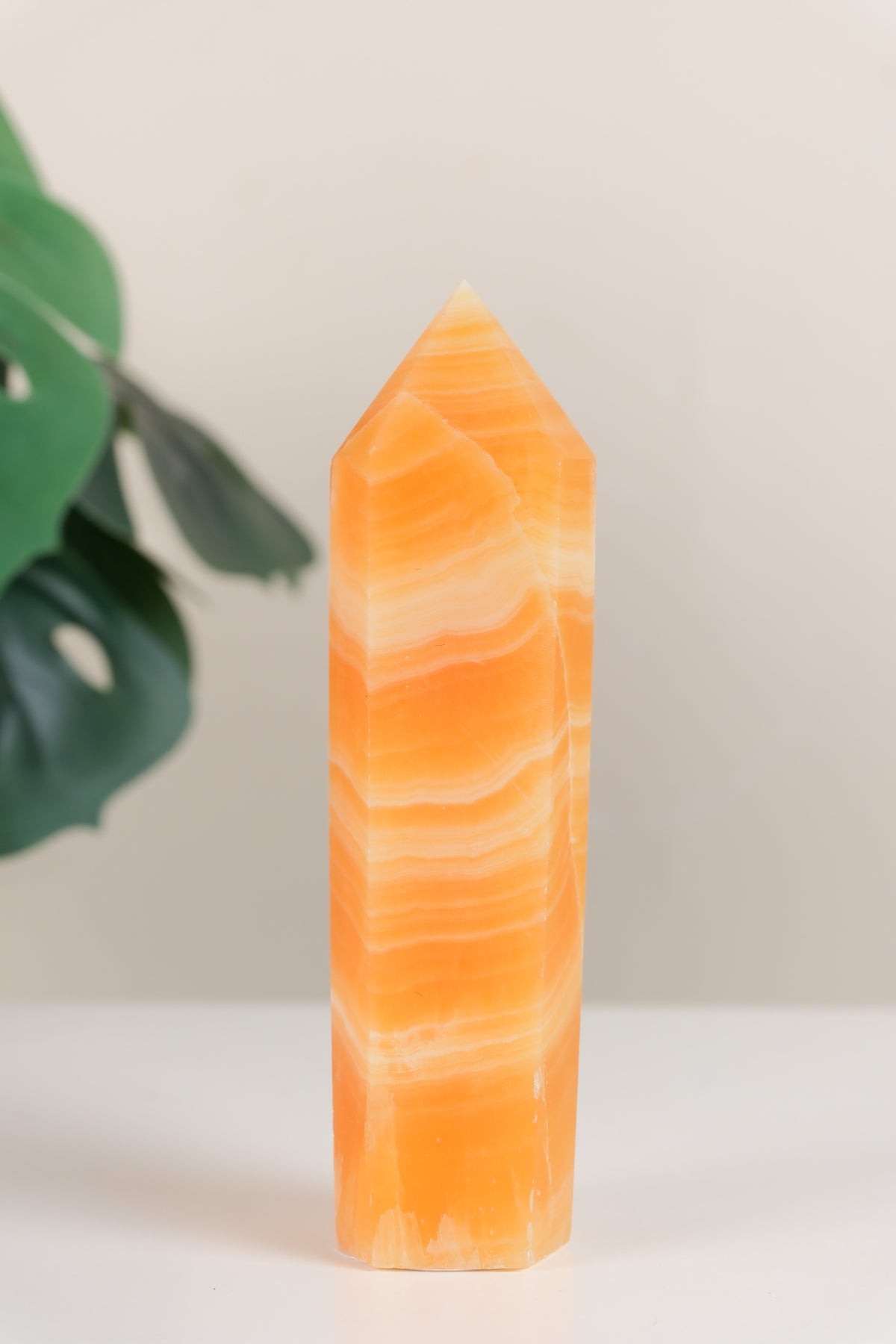 Orange Calcite Tower