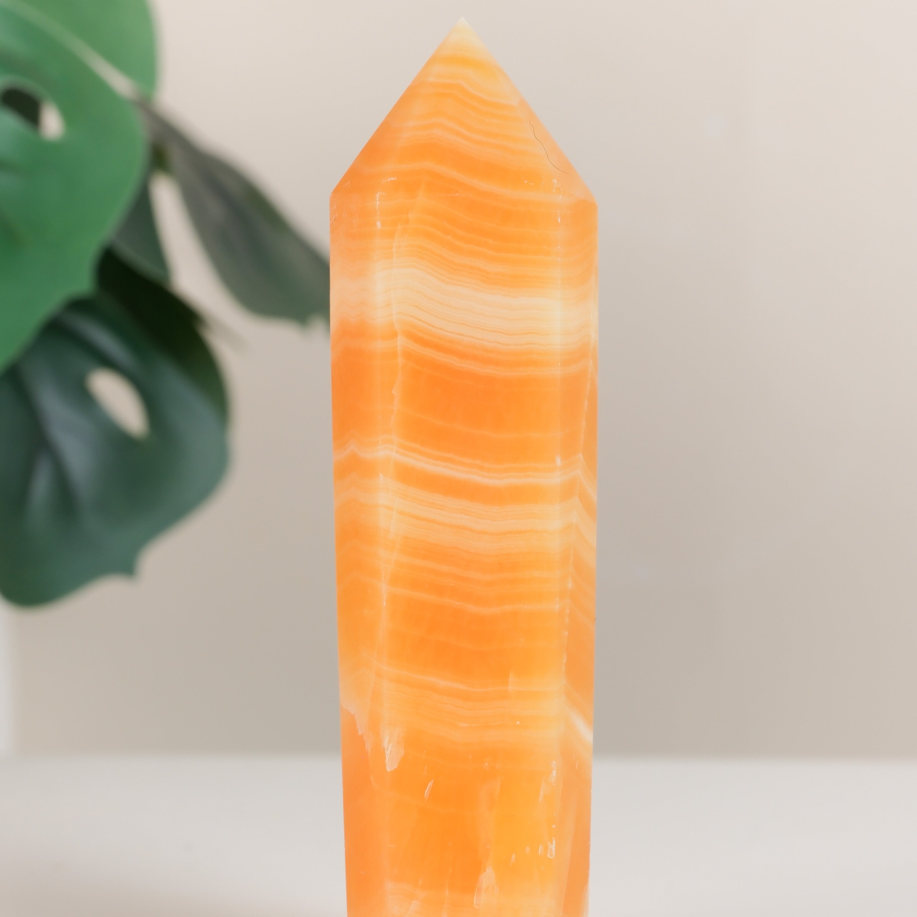 Orange Calcite Tower