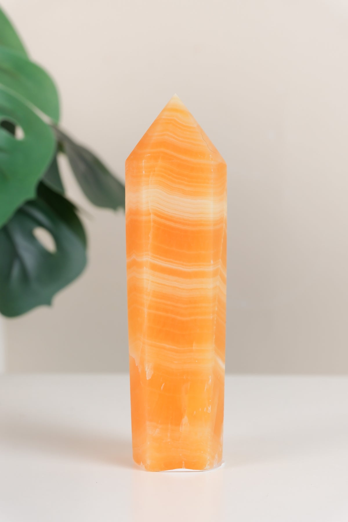 Orange Calcite Tower