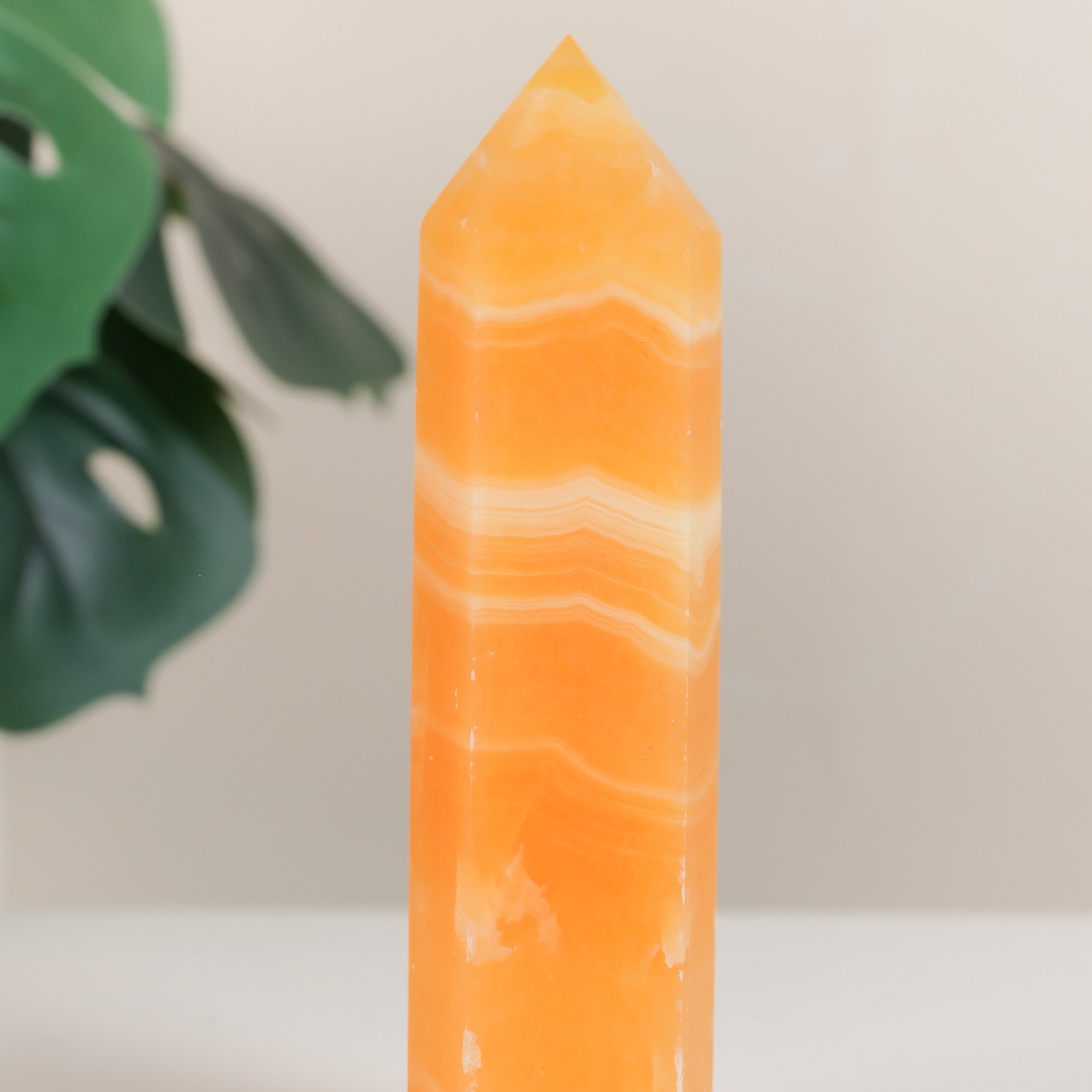 Orange Calcite Tower