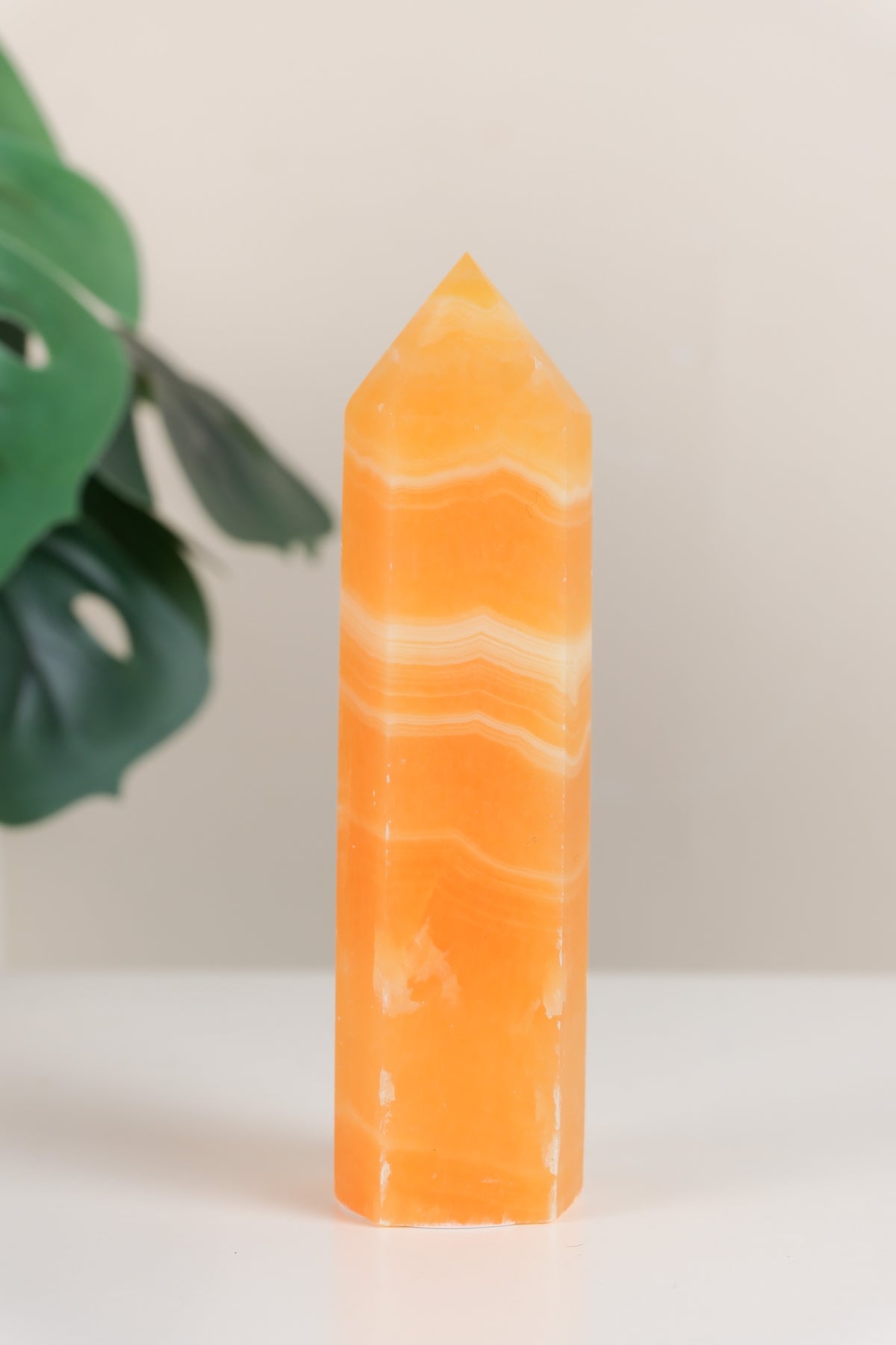 Orange Calcite Tower