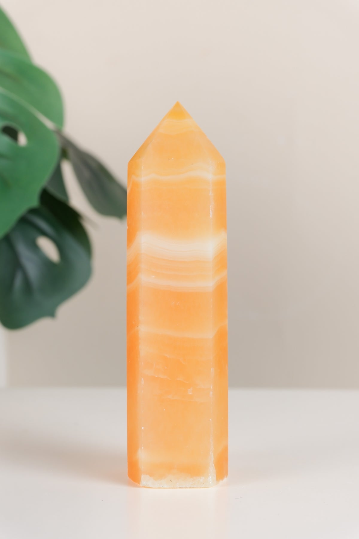 Orange Calcite Tower