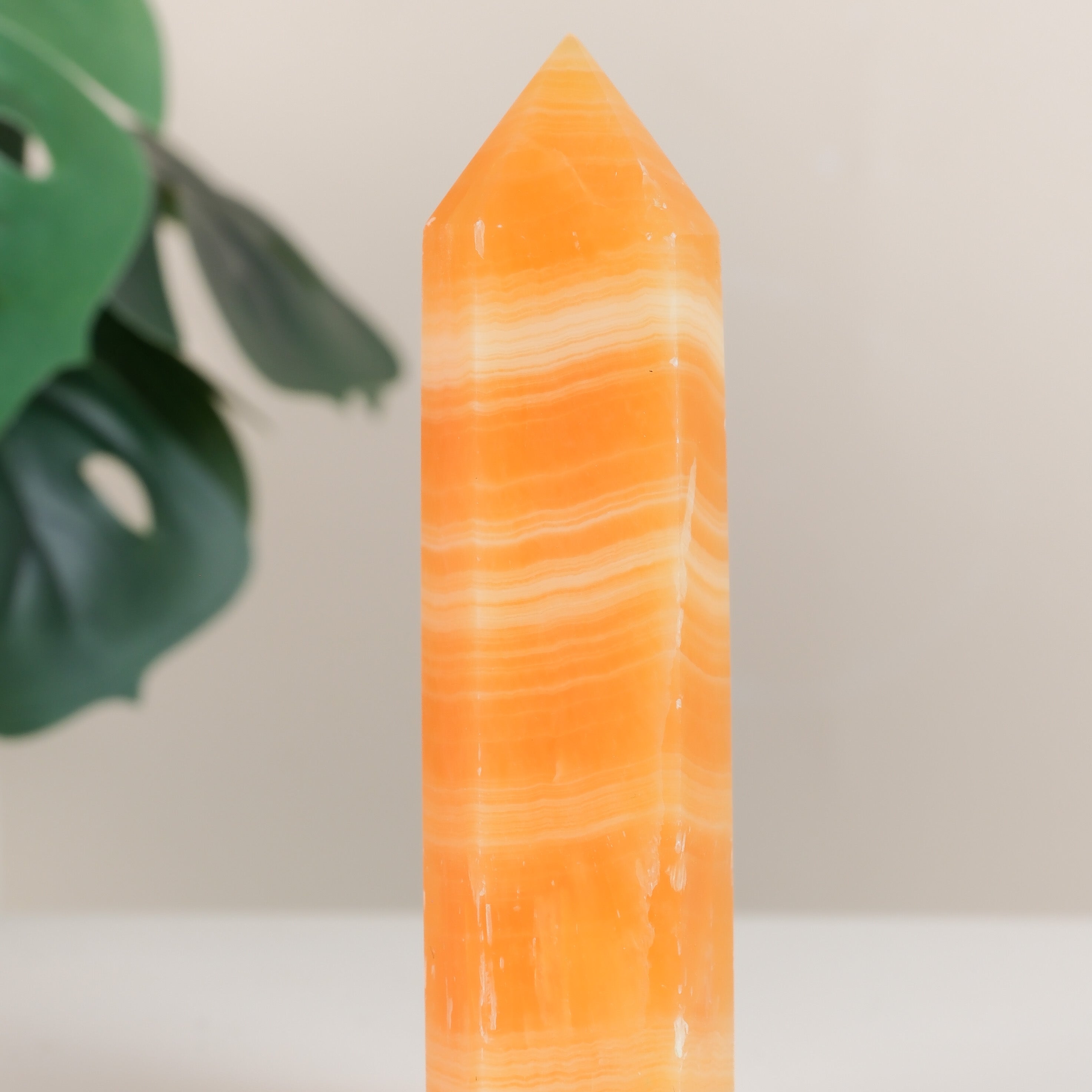 Orange Calcite Tower