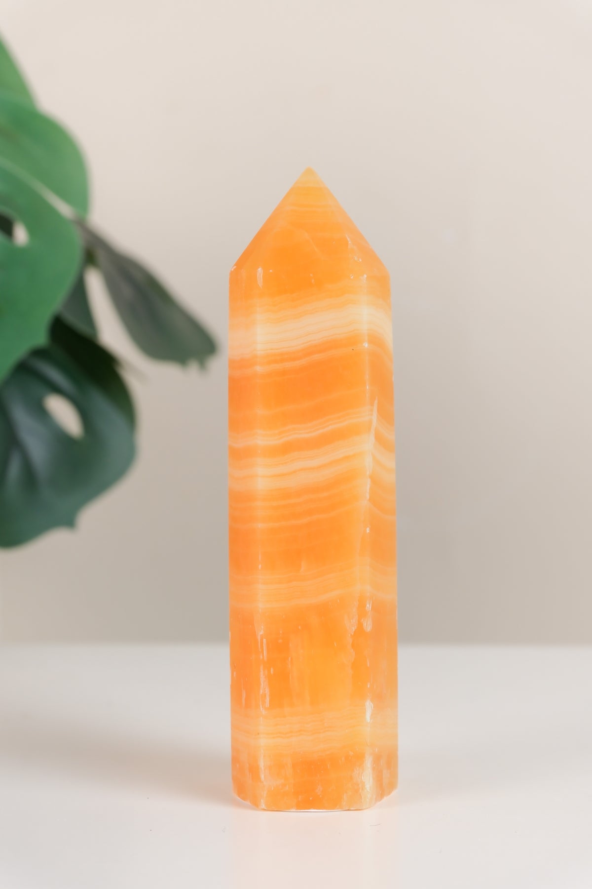 Orange Calcite Tower