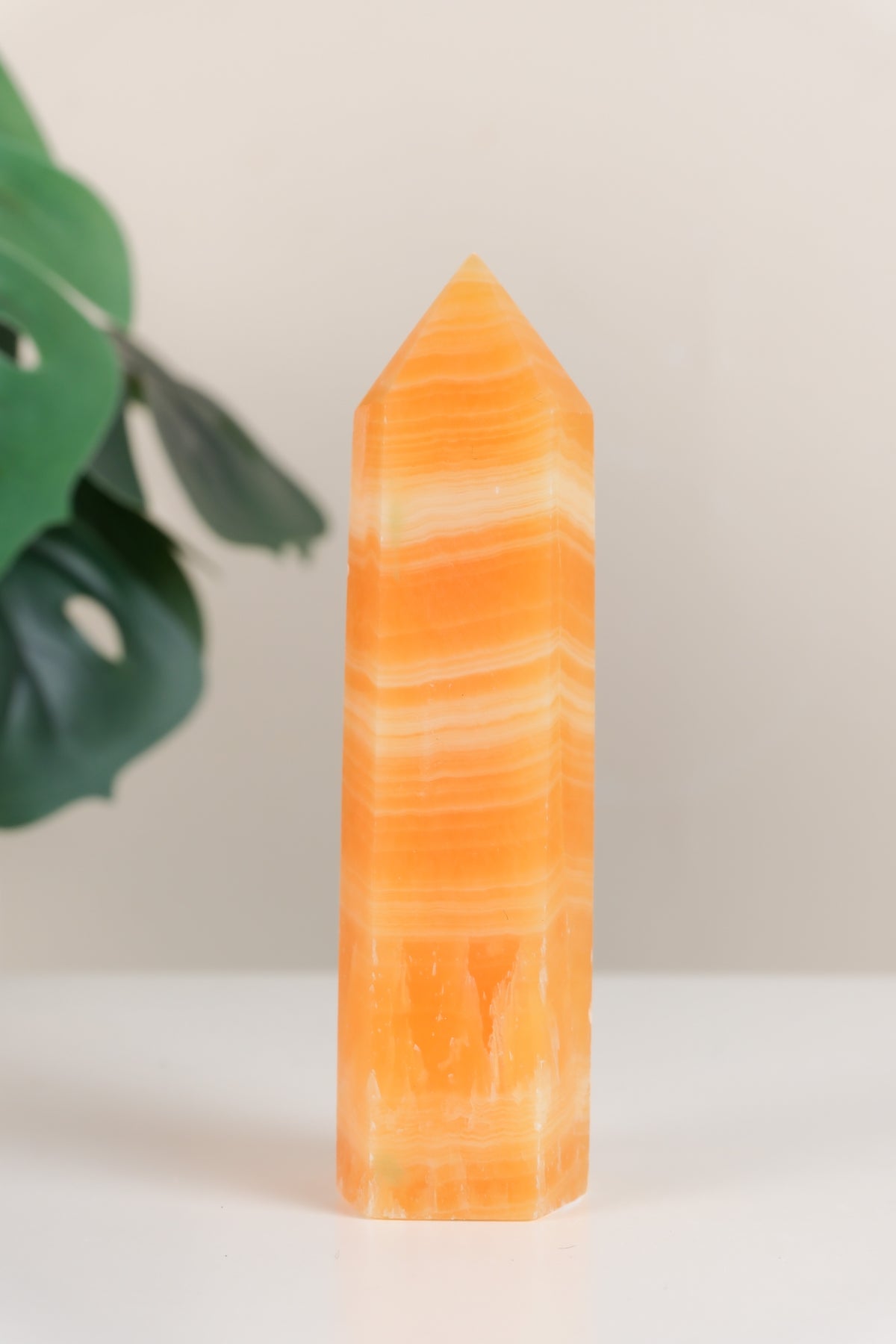 Orange Calcite Tower