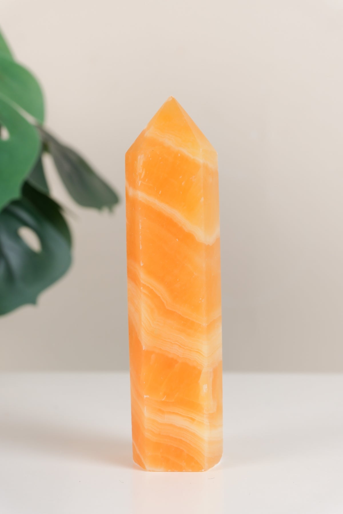 Orange Calcite Tower