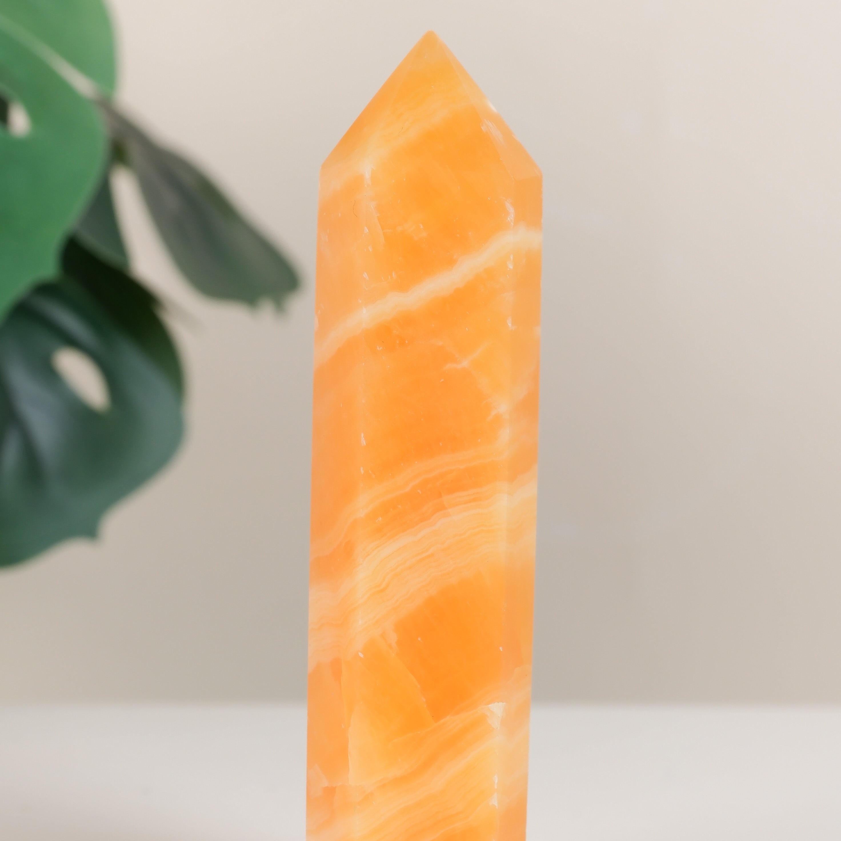 Orange Calcite Tower