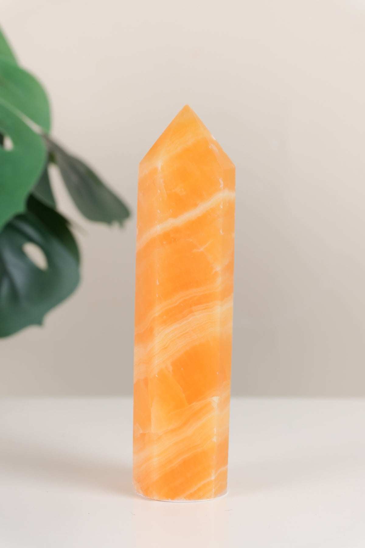 Orange Calcite Tower
