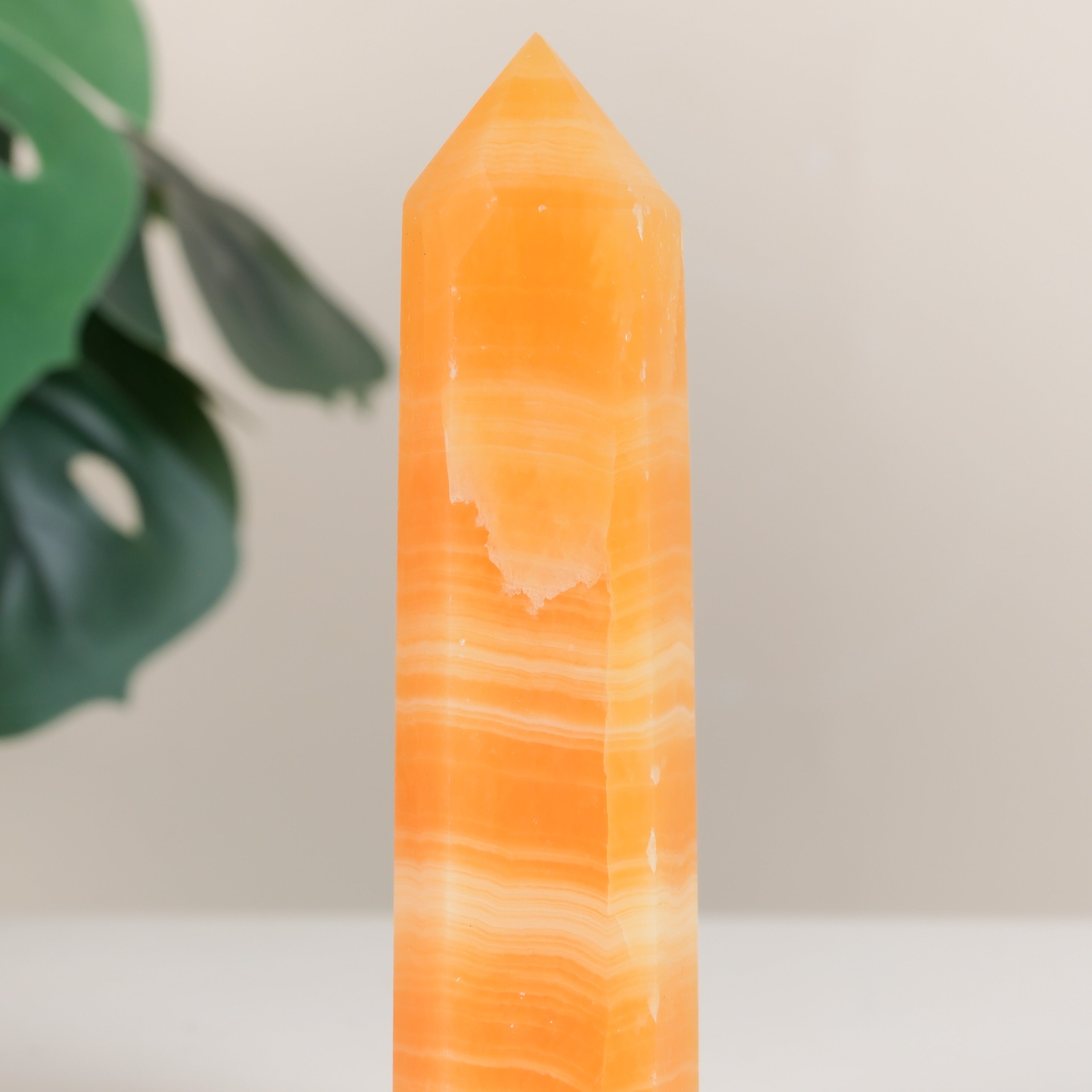 Orange Calcite Tower