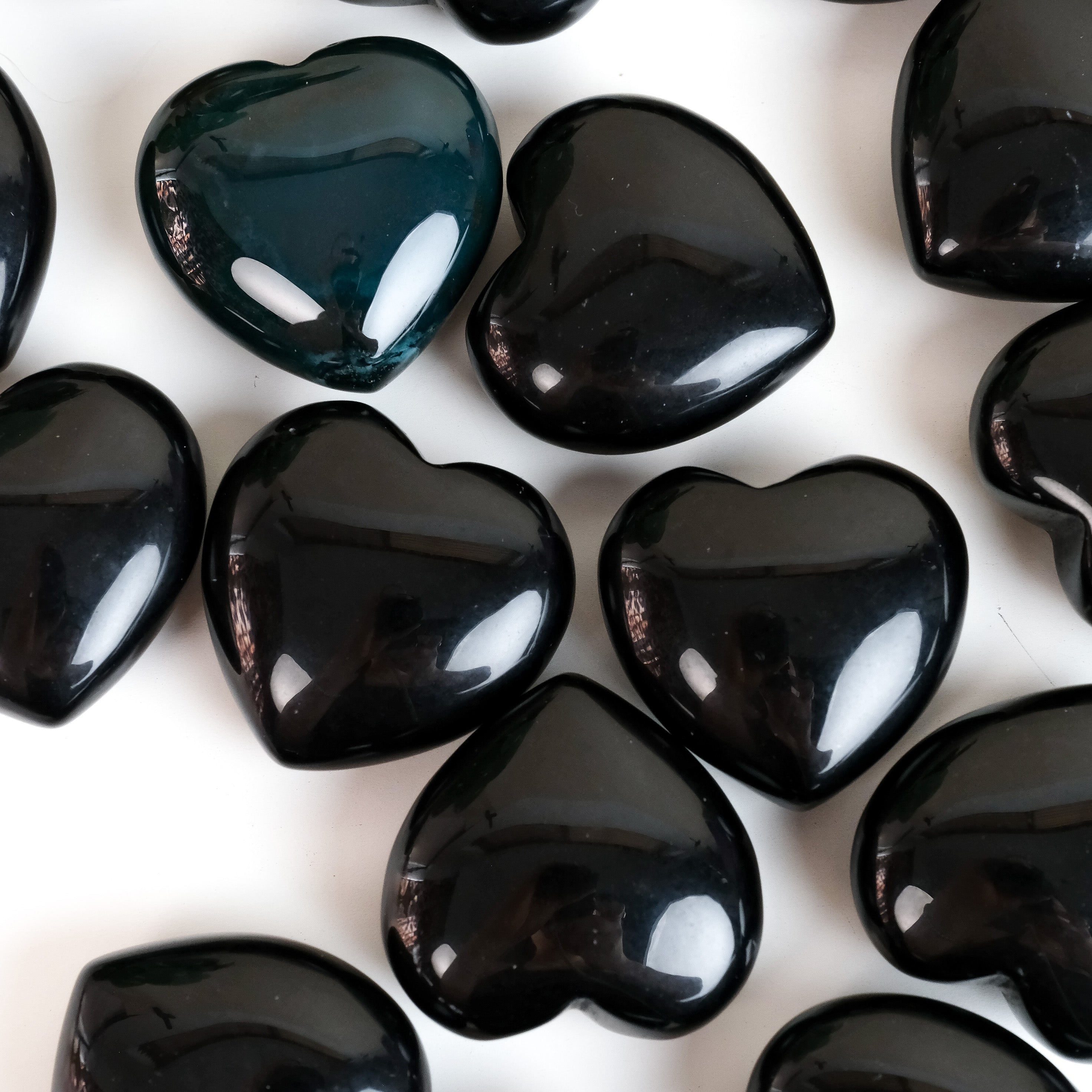 Black Obsidian Small Heart