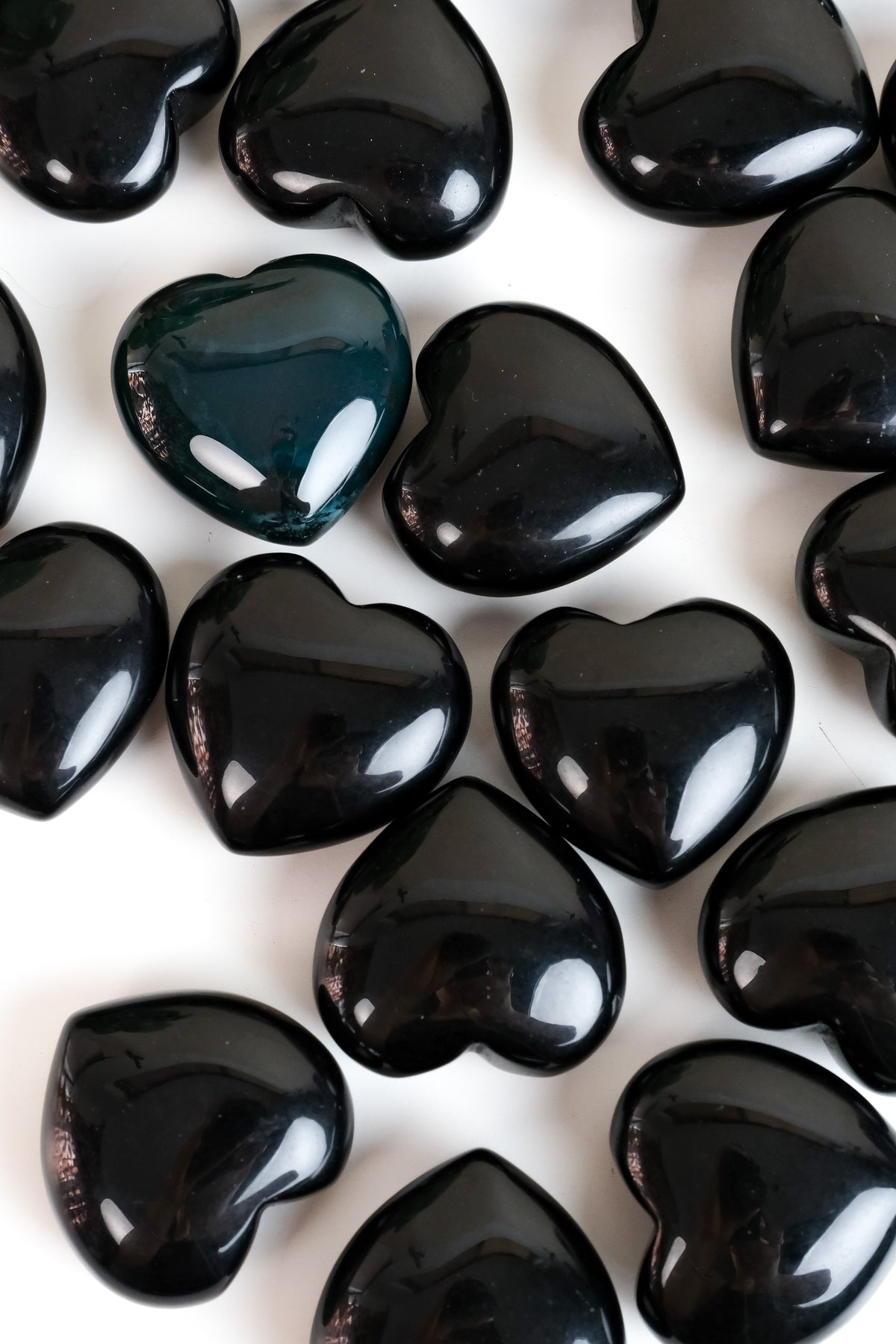 Black Obsidian Small Heart