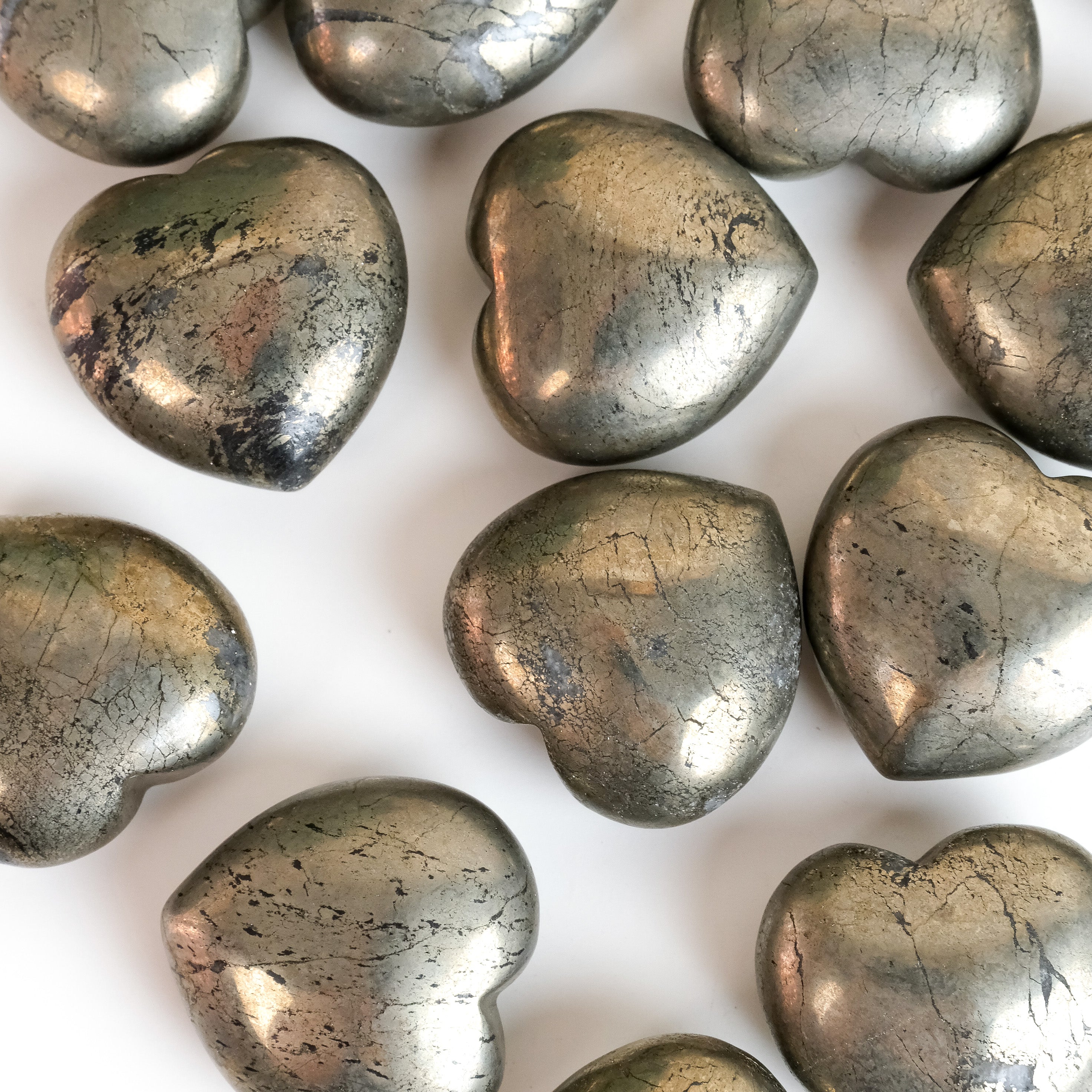 Pyrite Small Heart